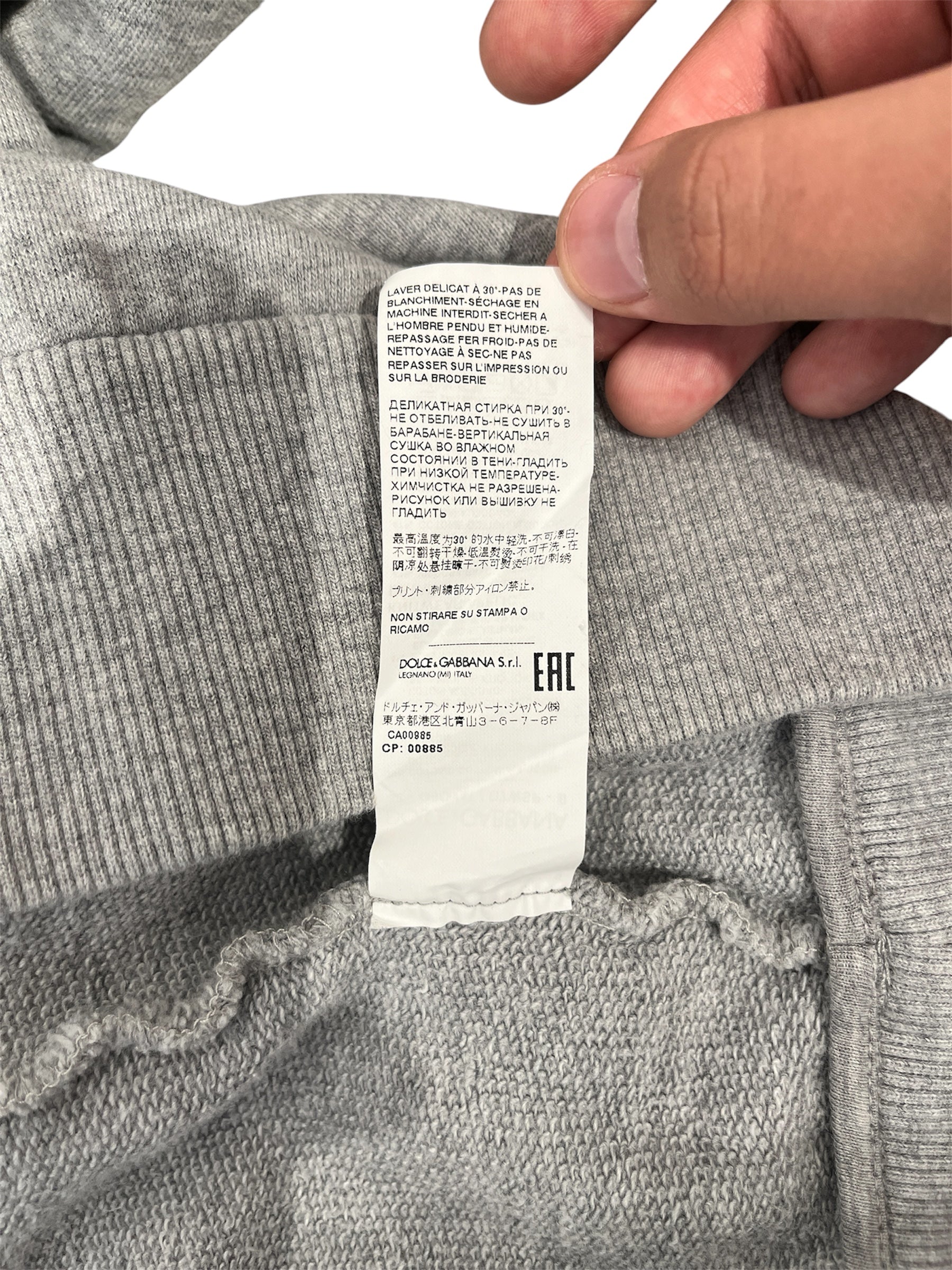 DOLCE&GABBANA/Sweatshirt/XL/Cotton/GRY/ view 5