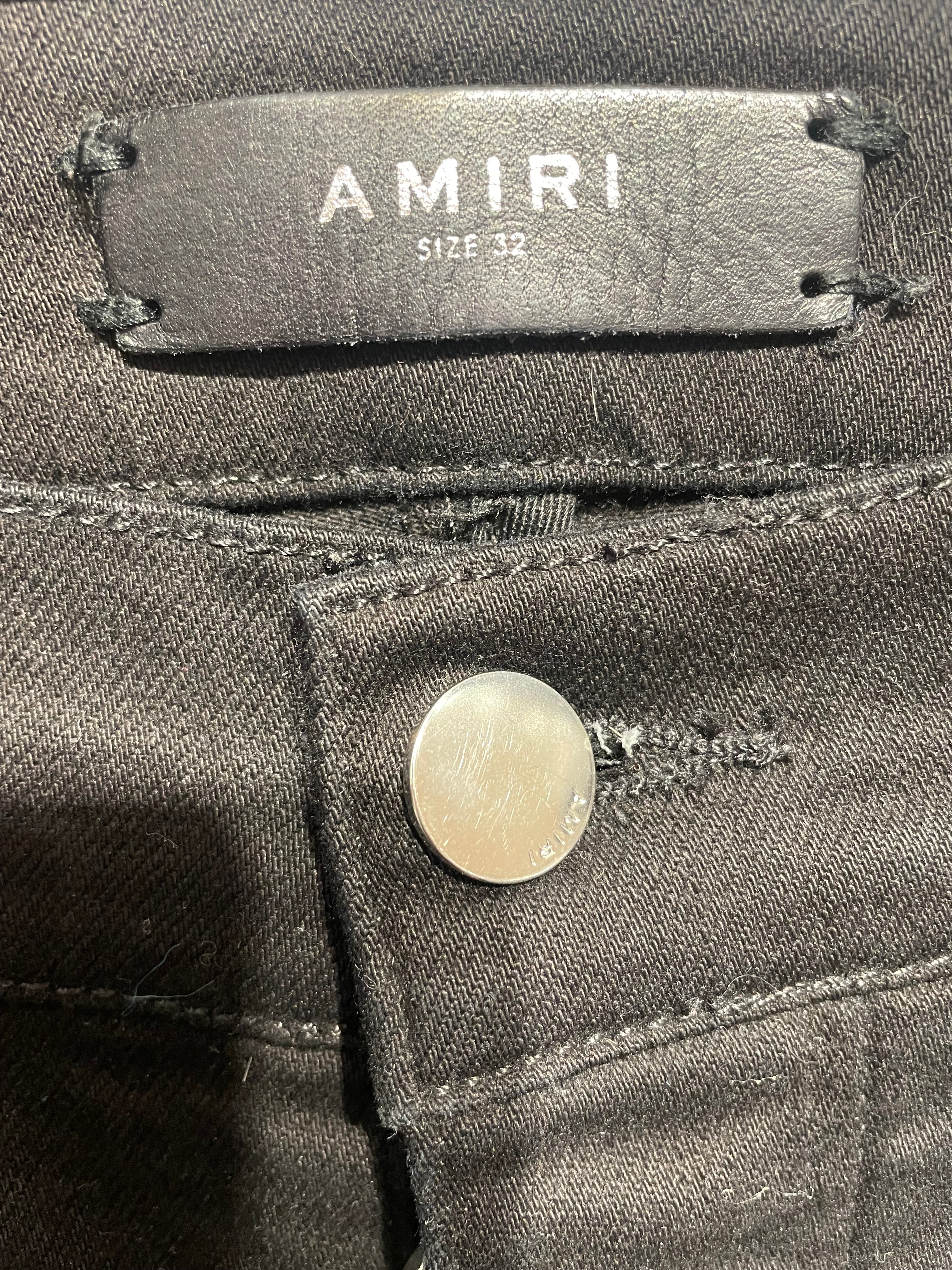 AMIRI/Skinny Pants/32/Cotton/BLK/MX2 view 3