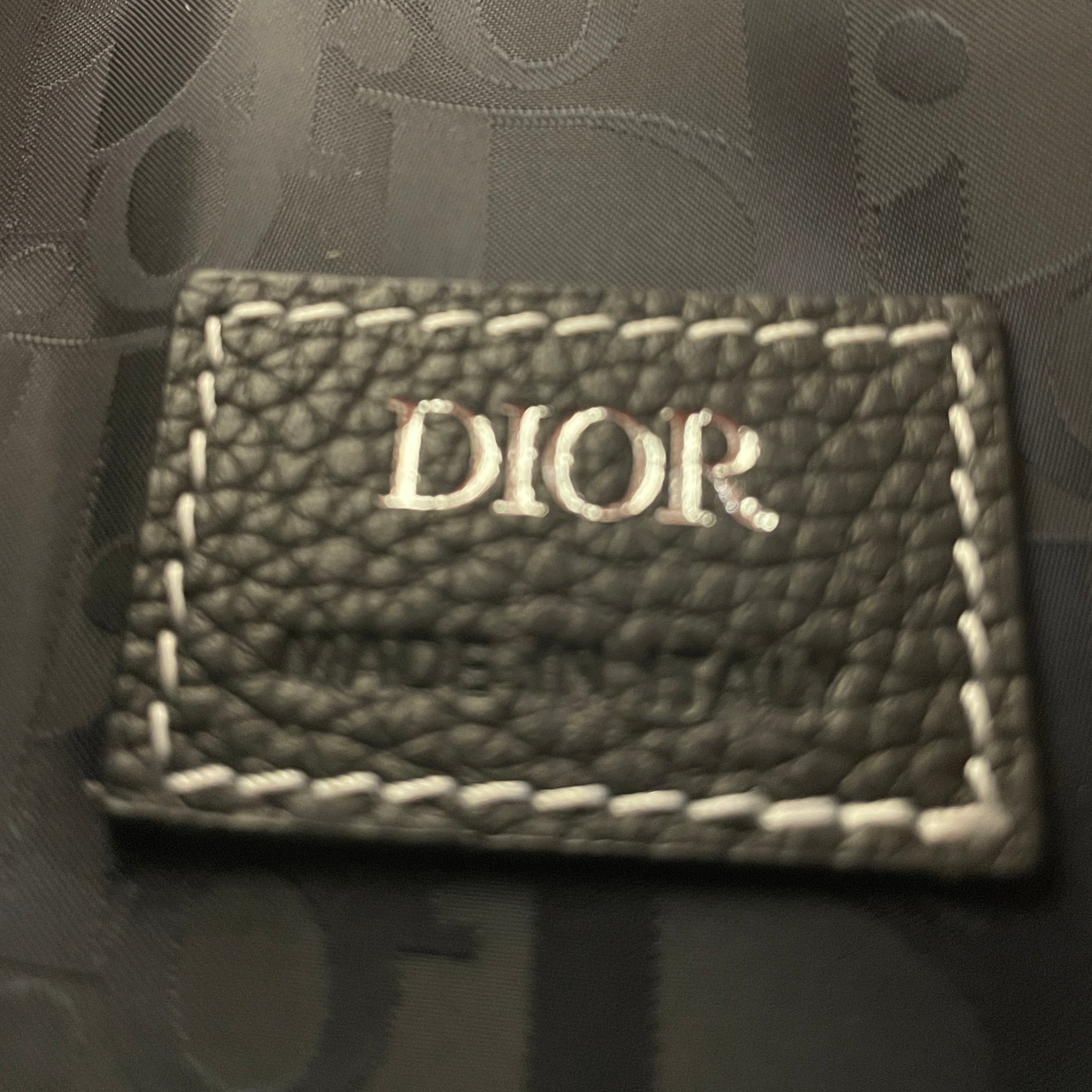 Christian Dior/Cross Body Bag/Leather/NVY/DIOR SADDLE MESSENGER BAG view 7