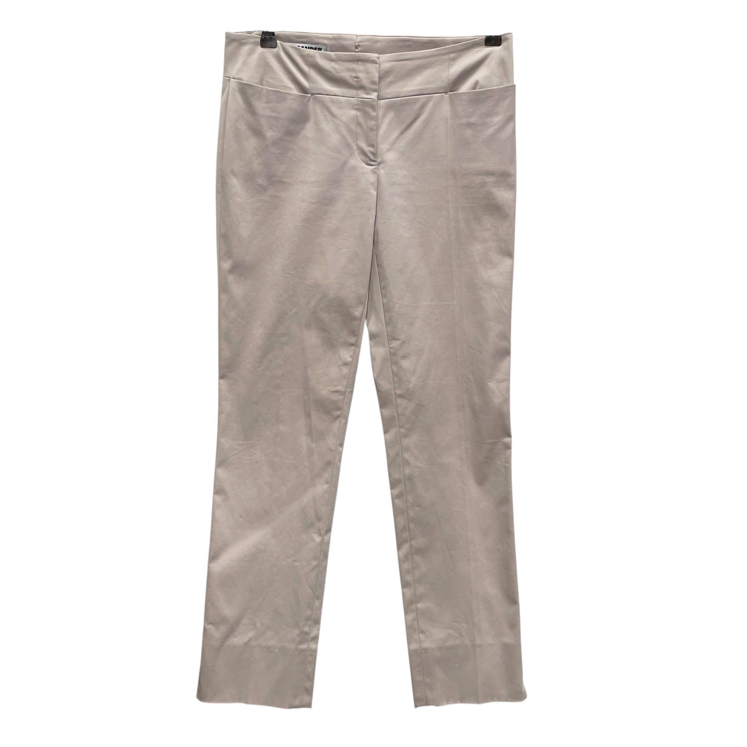 JIL SANDER/Straight Pants/36/Cotton/BEG/STRAIGHT POCKET view 1