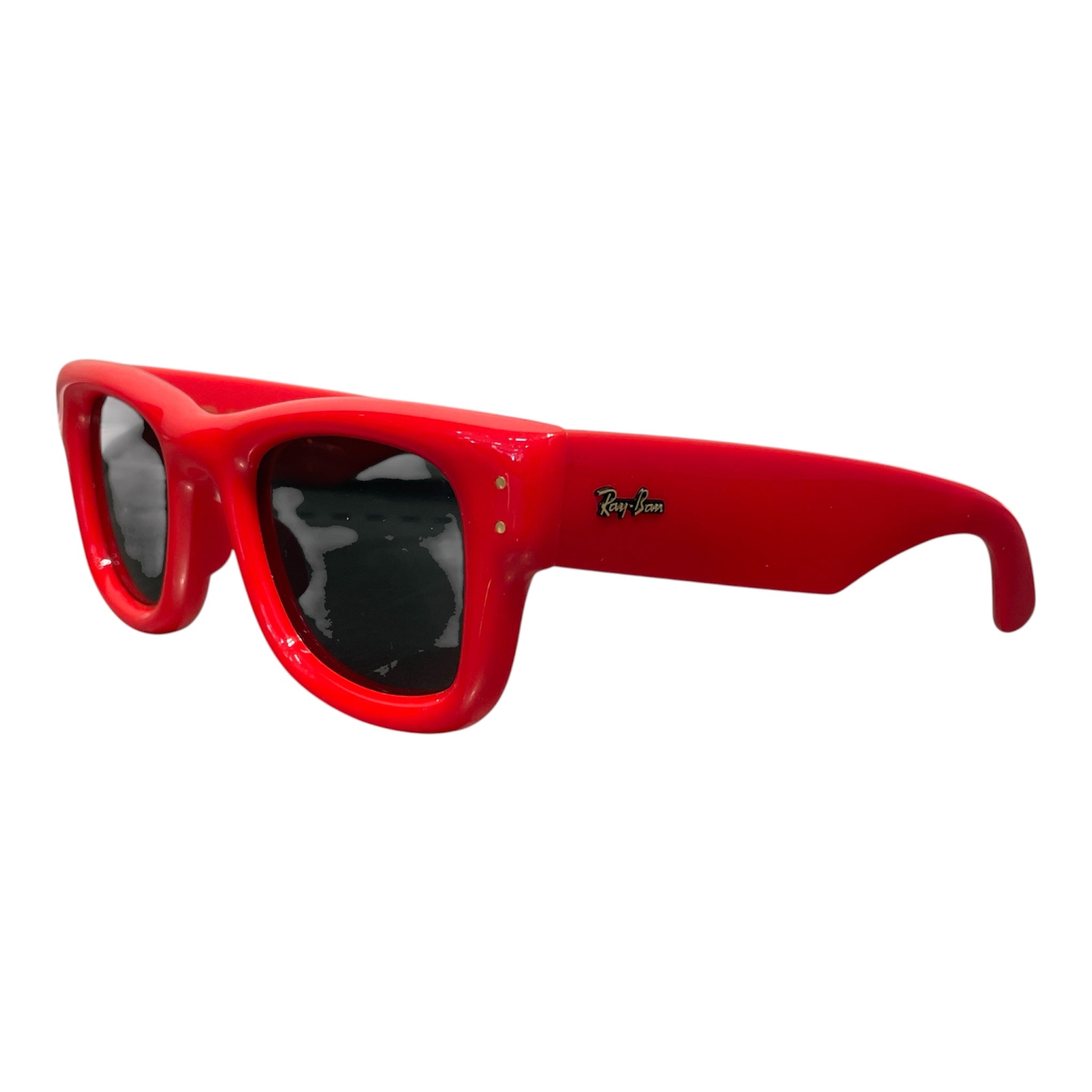 Ray-Ban/Sunglasses/Plastic/RED/M's/wayfarer puffer view 2