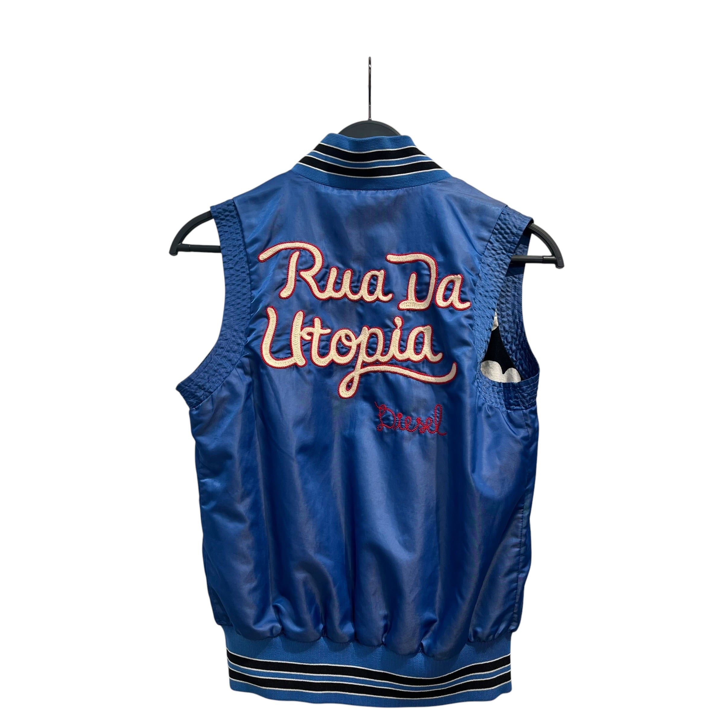 DIESEL/Vest/S/Graphic/Nylon/BLU/rua de utopia floral interior view 2