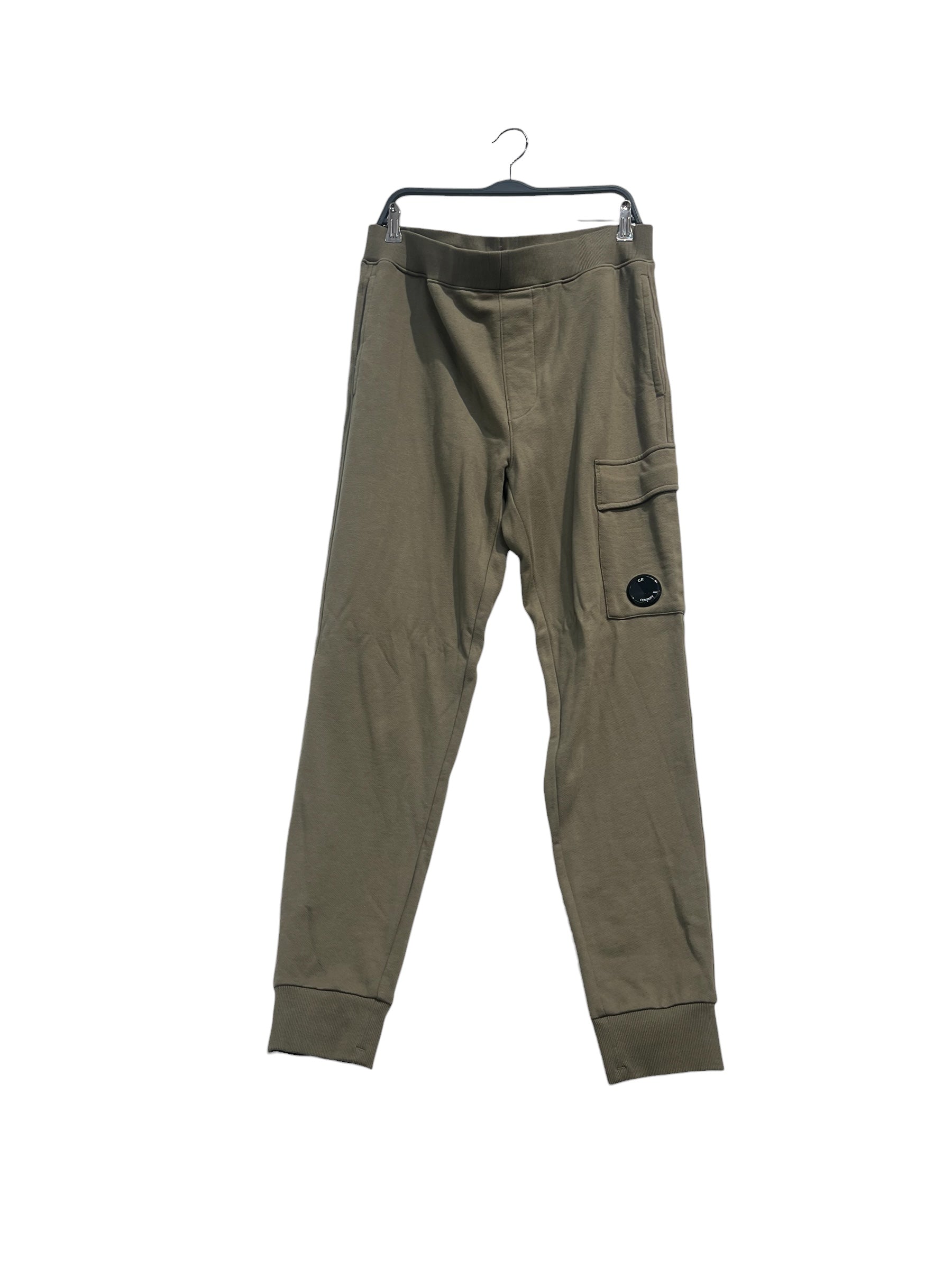 C.P.COMPANY/Pants/L/Cotton/GRN/single lens on leg view 1