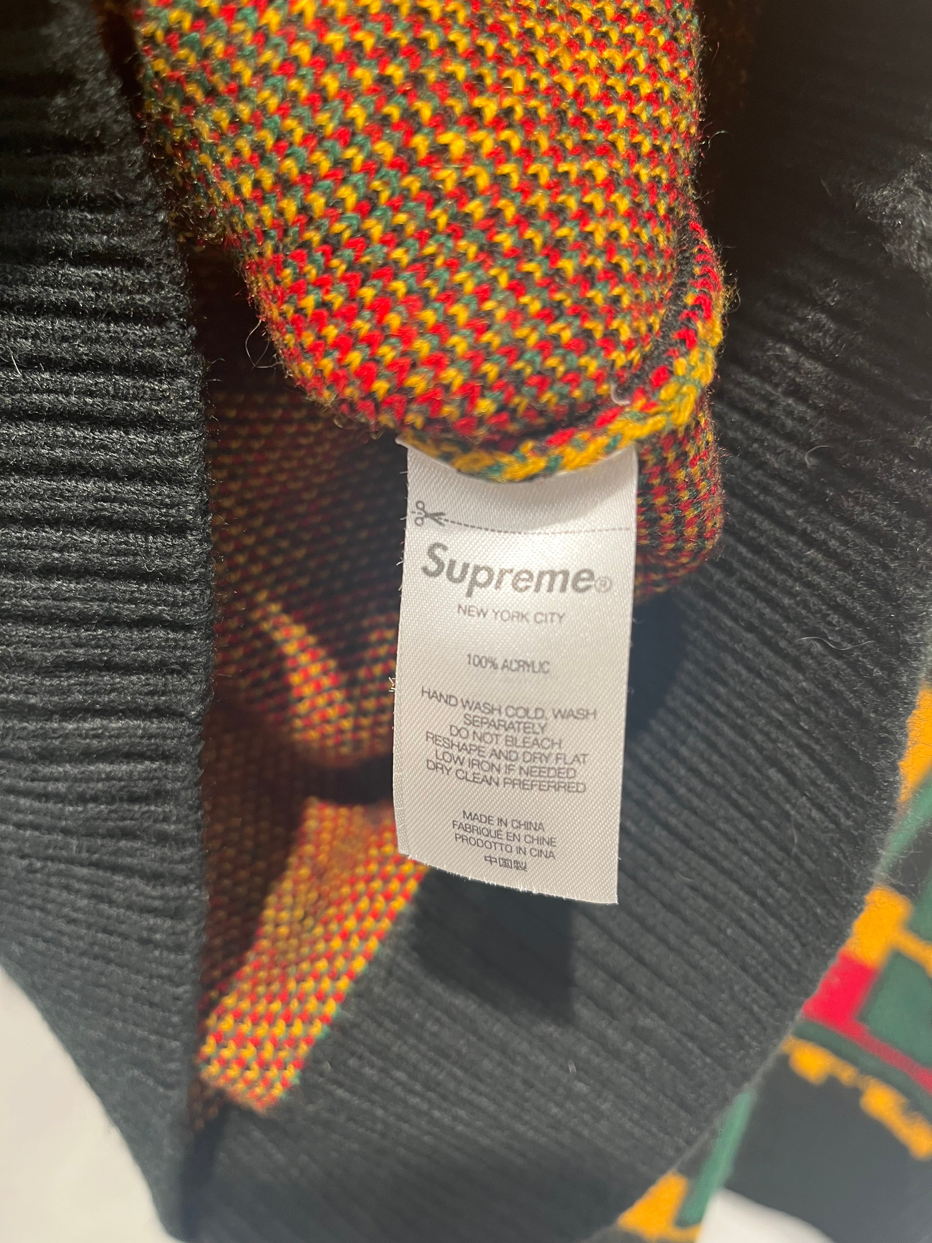 Supreme/Sweater/L/All Over Print/Wool/MLT/SCARF SWEATER SS23 view 5