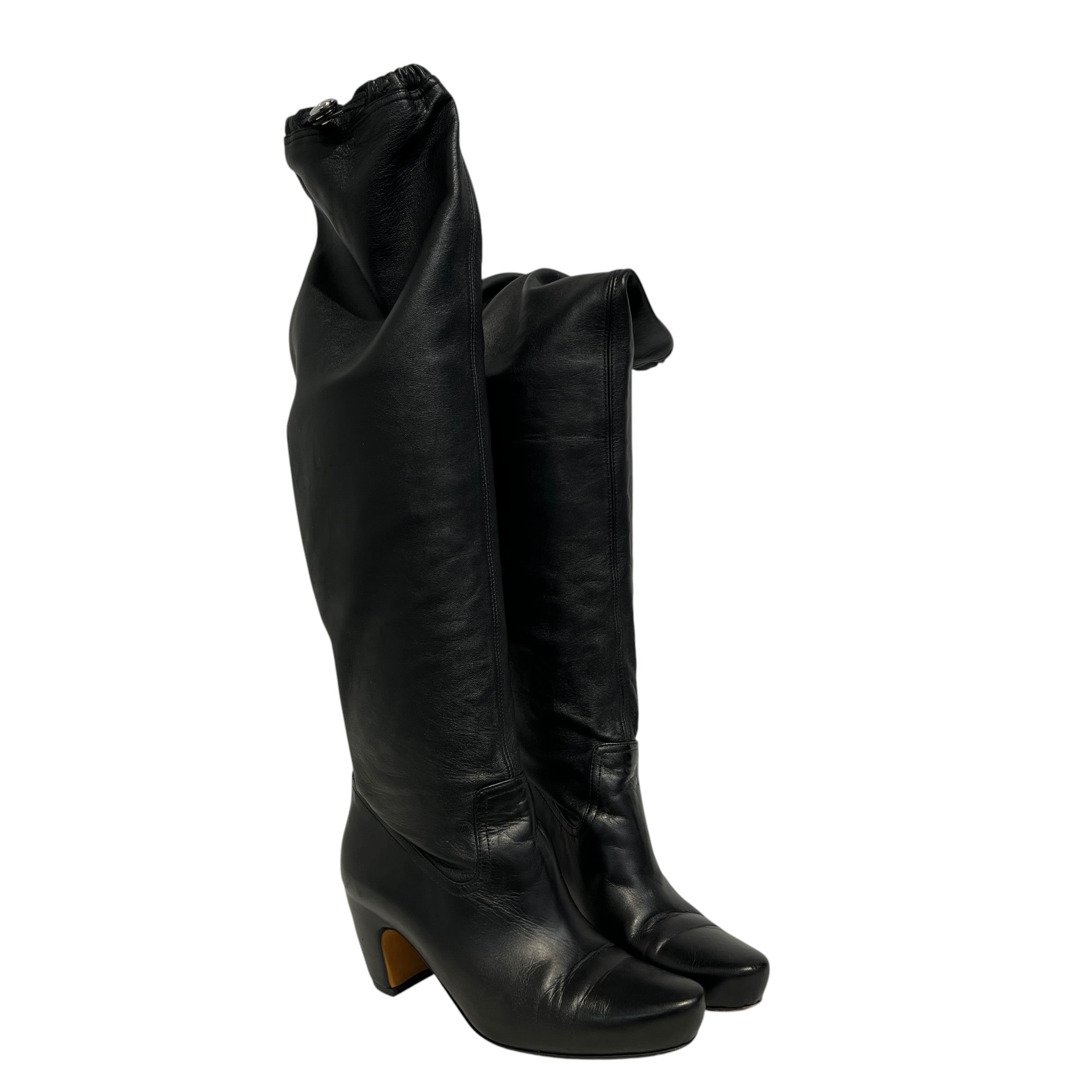 LANVIN/Boots/EU 36/Leather/BLK/Napa 1119