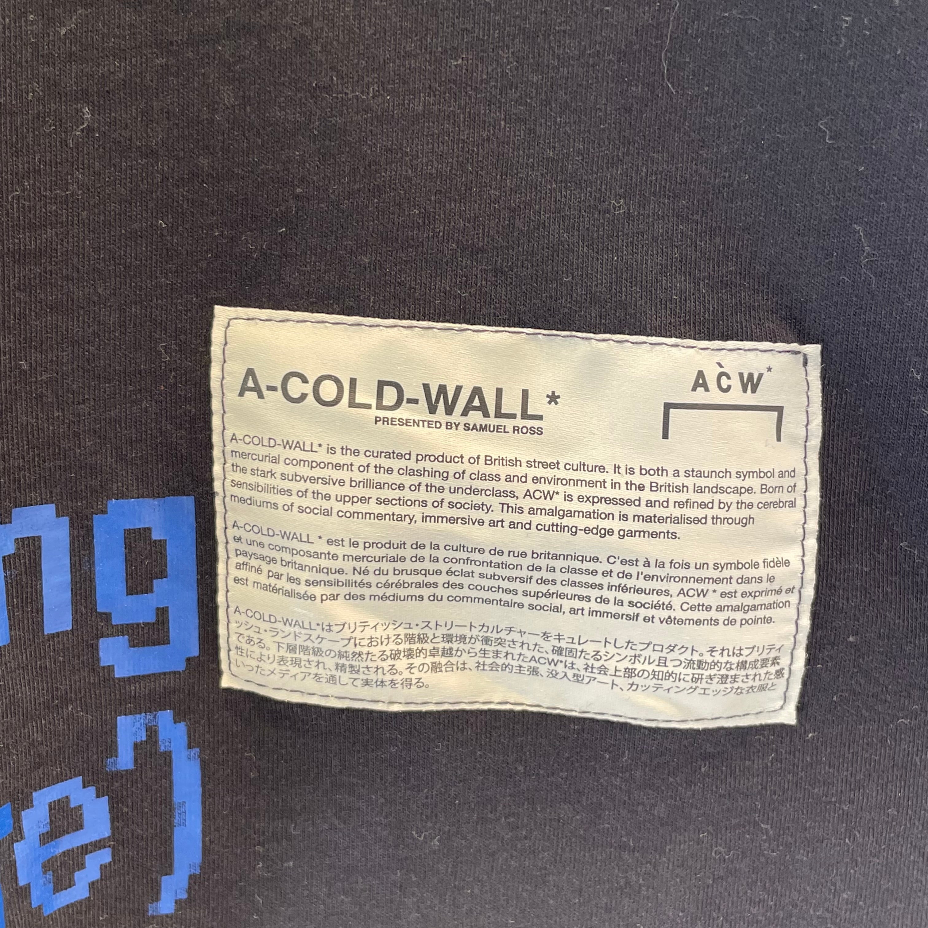 A-COLD-WALL/T-Shirt/S/Cotton/MLT/ view 7