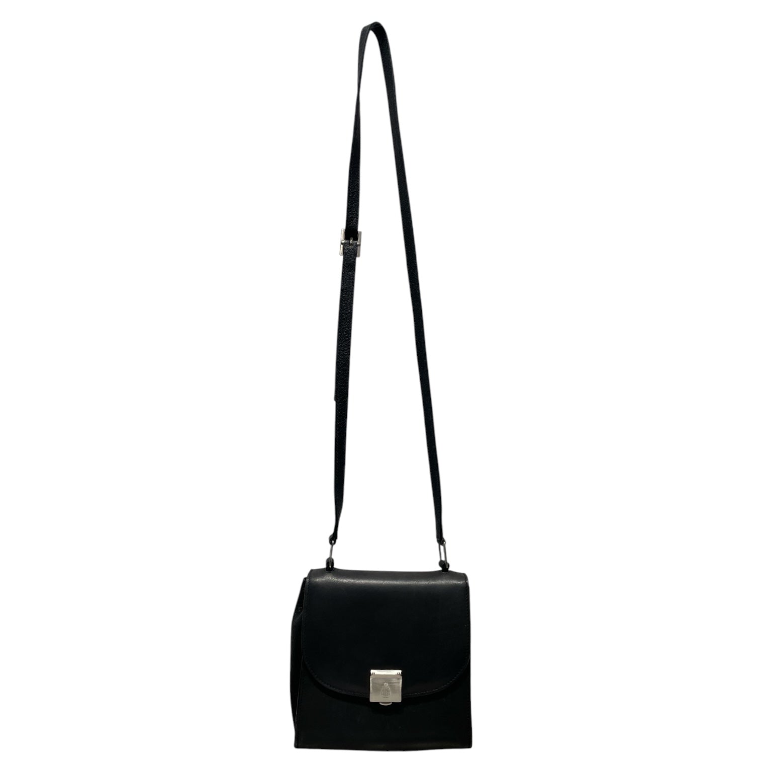 Mark Cross(MARK CROSS 1845)/Cross Body Bag/Leather/BLK/Black Leather Crossbody Bag view 1