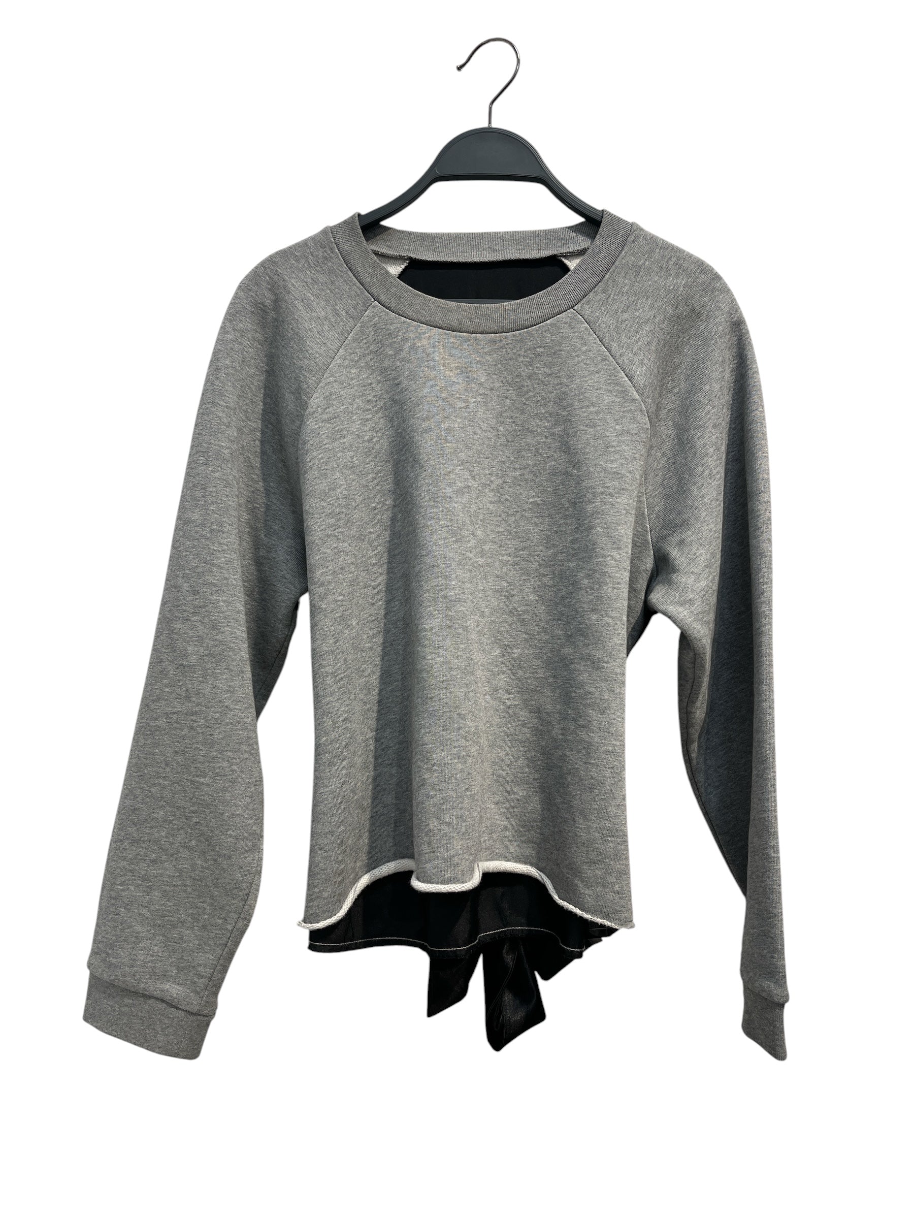 MM6/Sweatshirt/S/Polyester/GRY/Pullover/SILK TIE DETAIL view 1