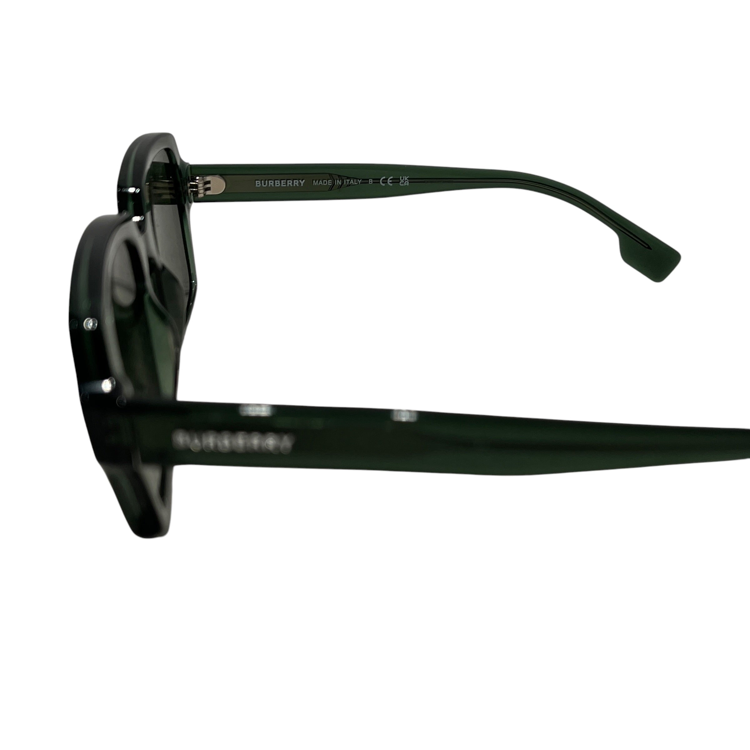 BURBERRY LONDON/Sunglasses/Plastic/GRN/GREEN RECTANGLE FRAME view 3
