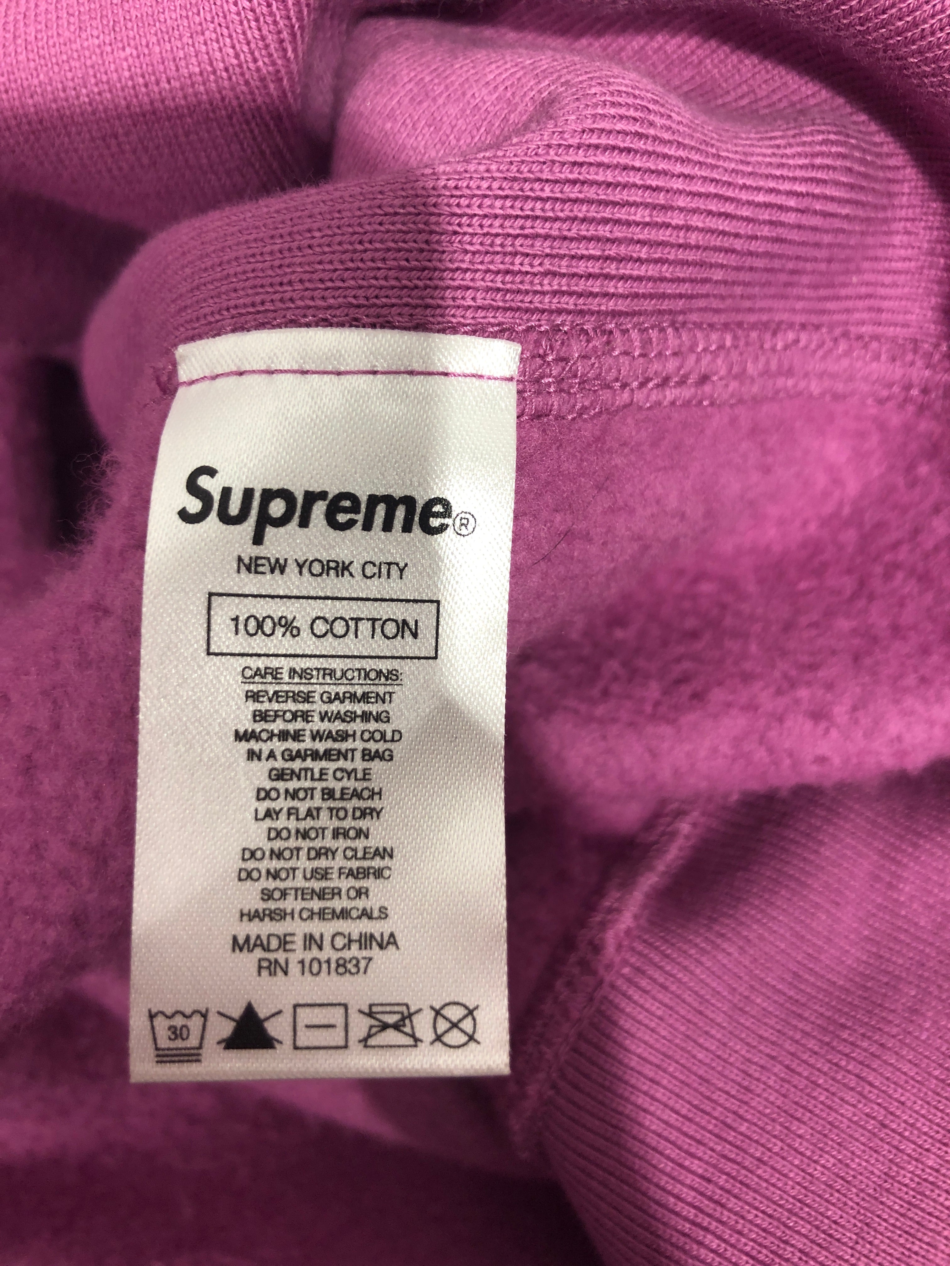 Supreme/Hoodie/L/Cotton/PPL/ view 6