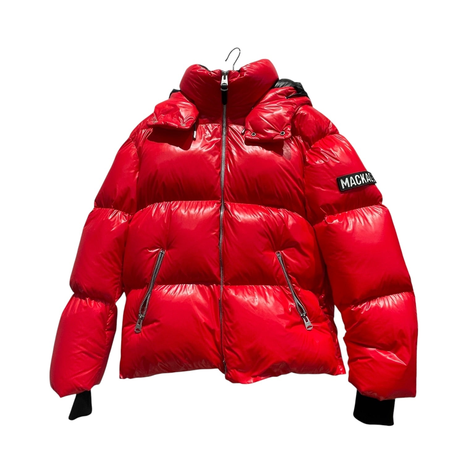 MACKAGE/Puffer Jkt/M/Nylon/RED/Red Kendrick Down Puffer view 1