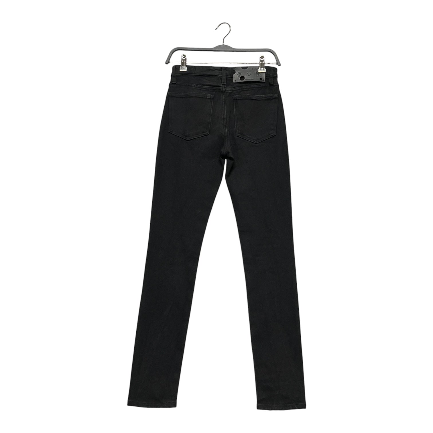 OFF-WHITE/Skinny Pants/25/Denim/BLK/WHT TXT/BLK BACK TAB view 2