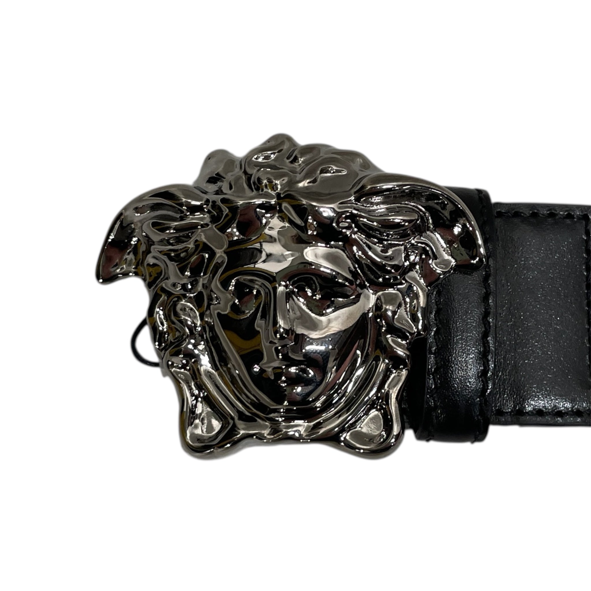 VERSACE/Belt/All Over Print/Leather/BLK/DCU4140 JACQUARD/LEATHER BELT view 2