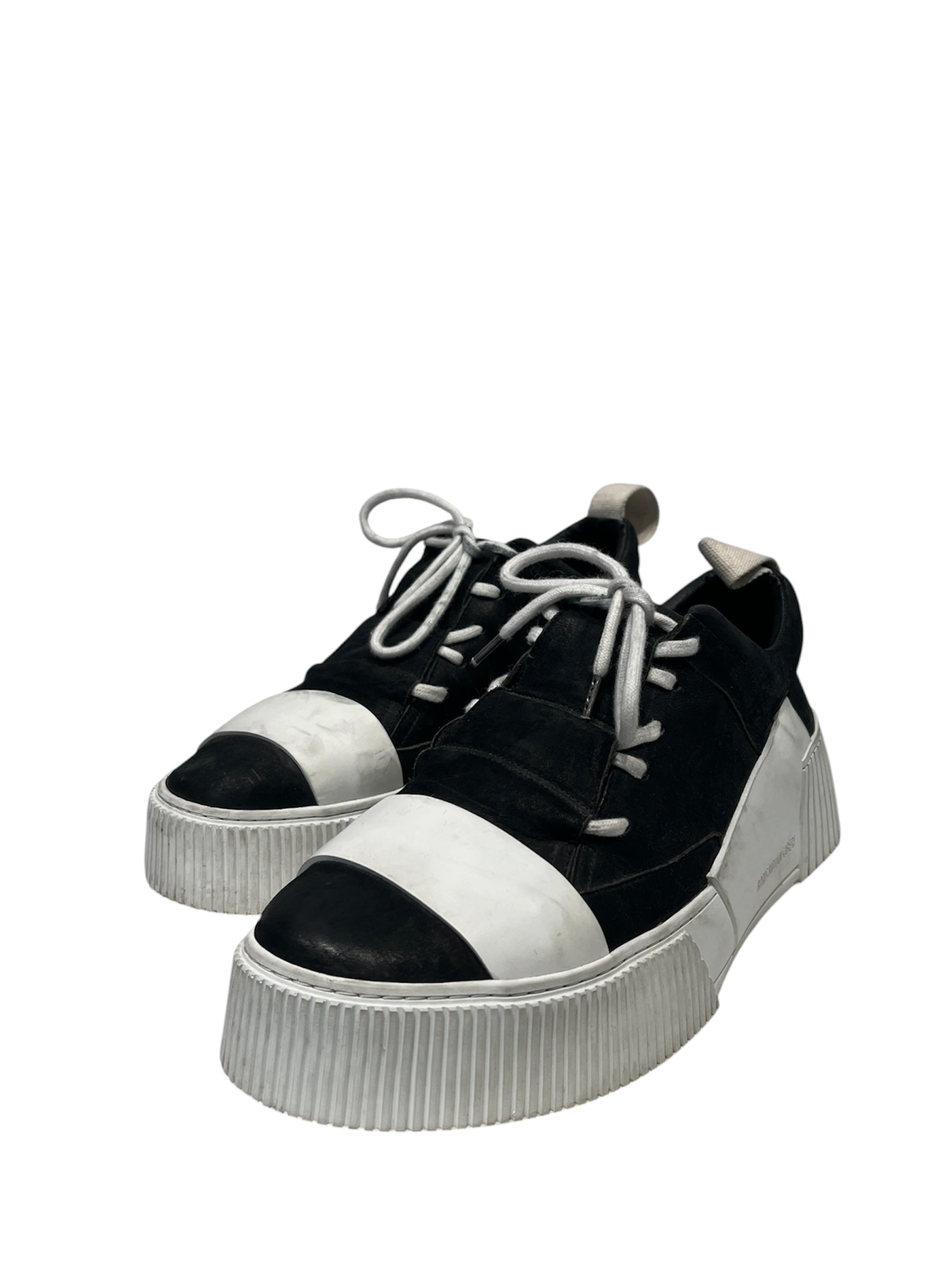 Boris Bidjan Saberi/Low-Sneakers/EU 44/Leather/BLK/LEATHER LOW TRAINERS view 1