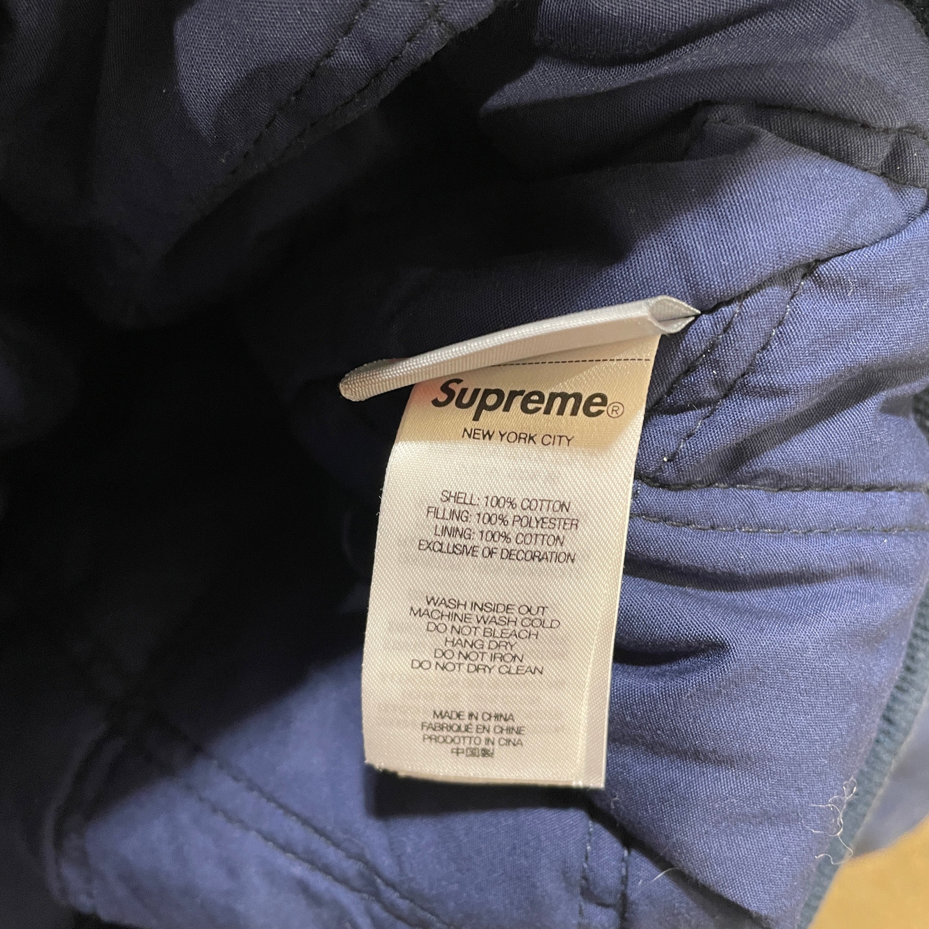Supreme/Jacket/M/Cotton/BLU/Stripe/Reflective Hooded Jacket view 4