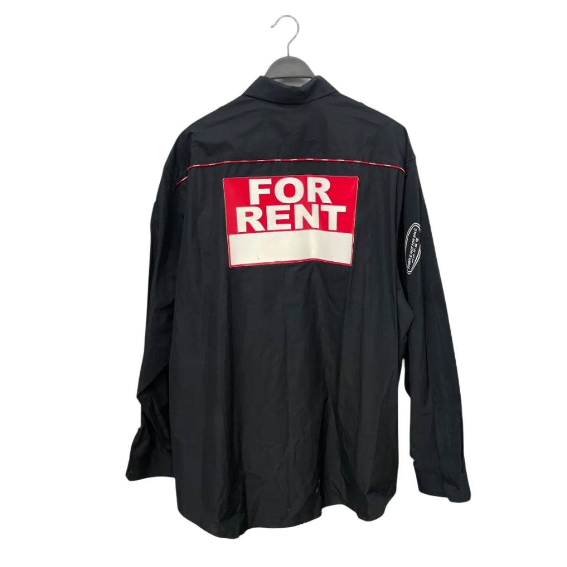 VETEMENTS/LS Shirt/L/Cotton/BLK/Graphic/Dressmakers Police Uniform view 2