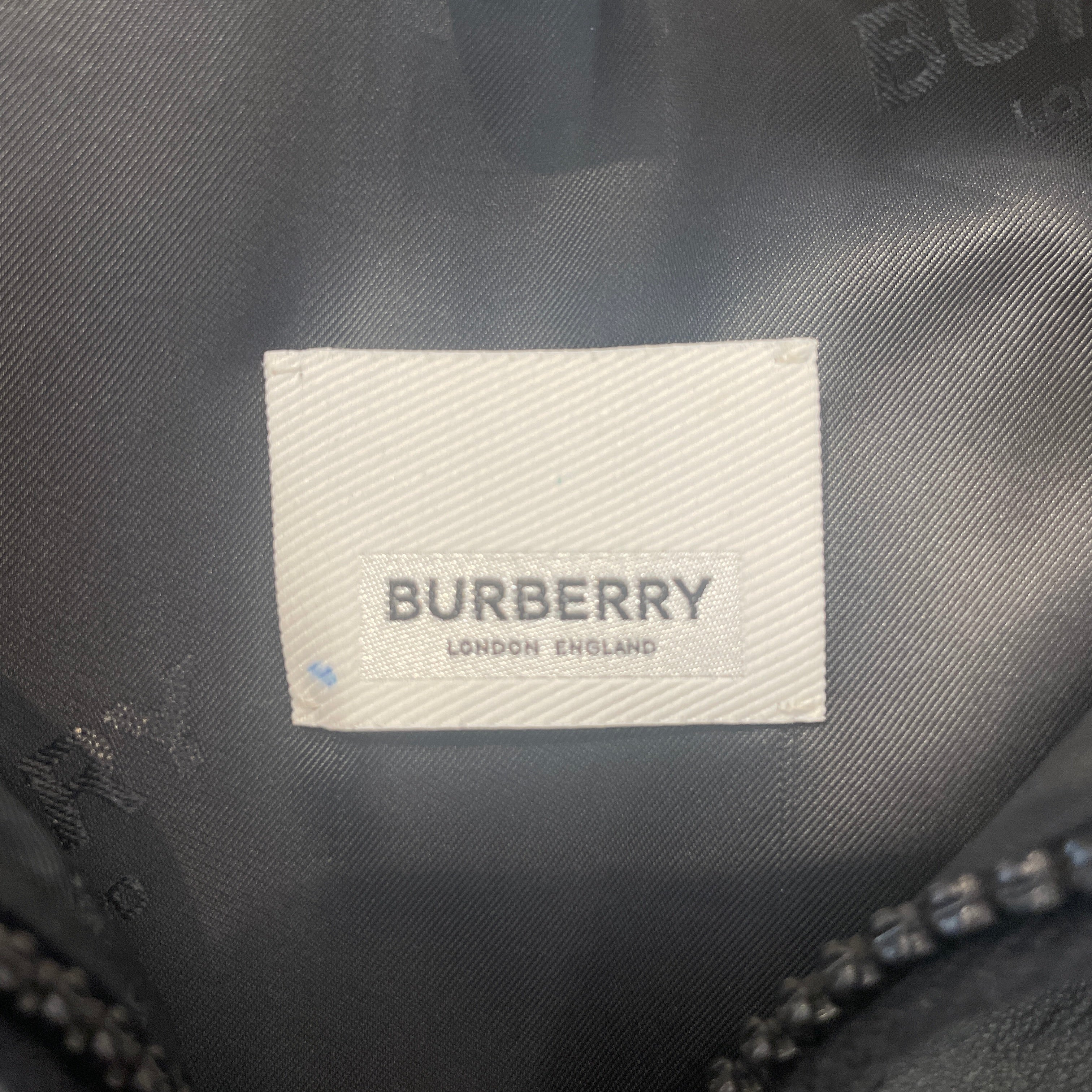 BURBERRY LONDON/Jacket/M/Leather/BLK/ view 3