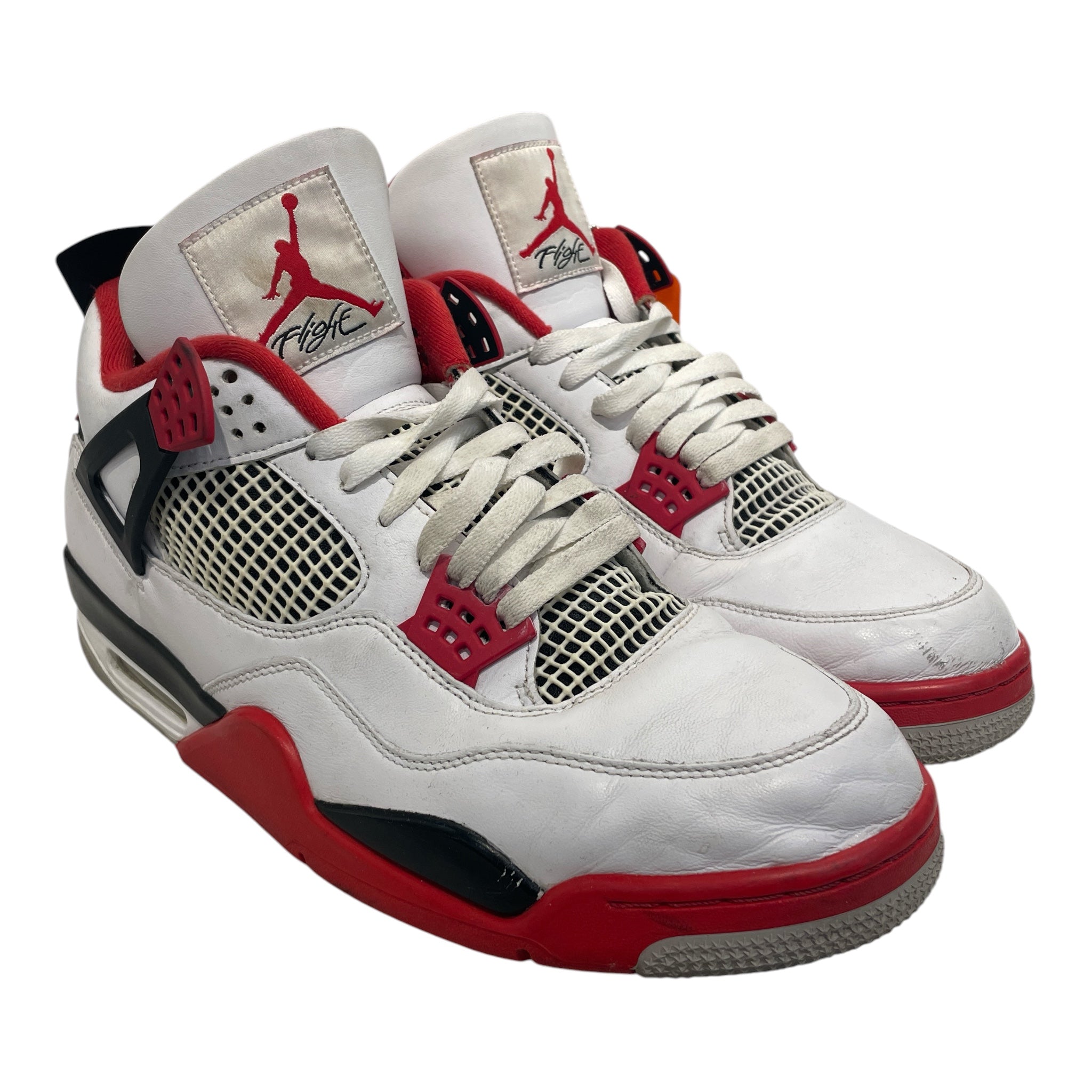 NIKE/AIR JORDAN 4 RETRO OG/Hi-Sneakers/US 13/Leather/WHT/DC7770-160 view 1