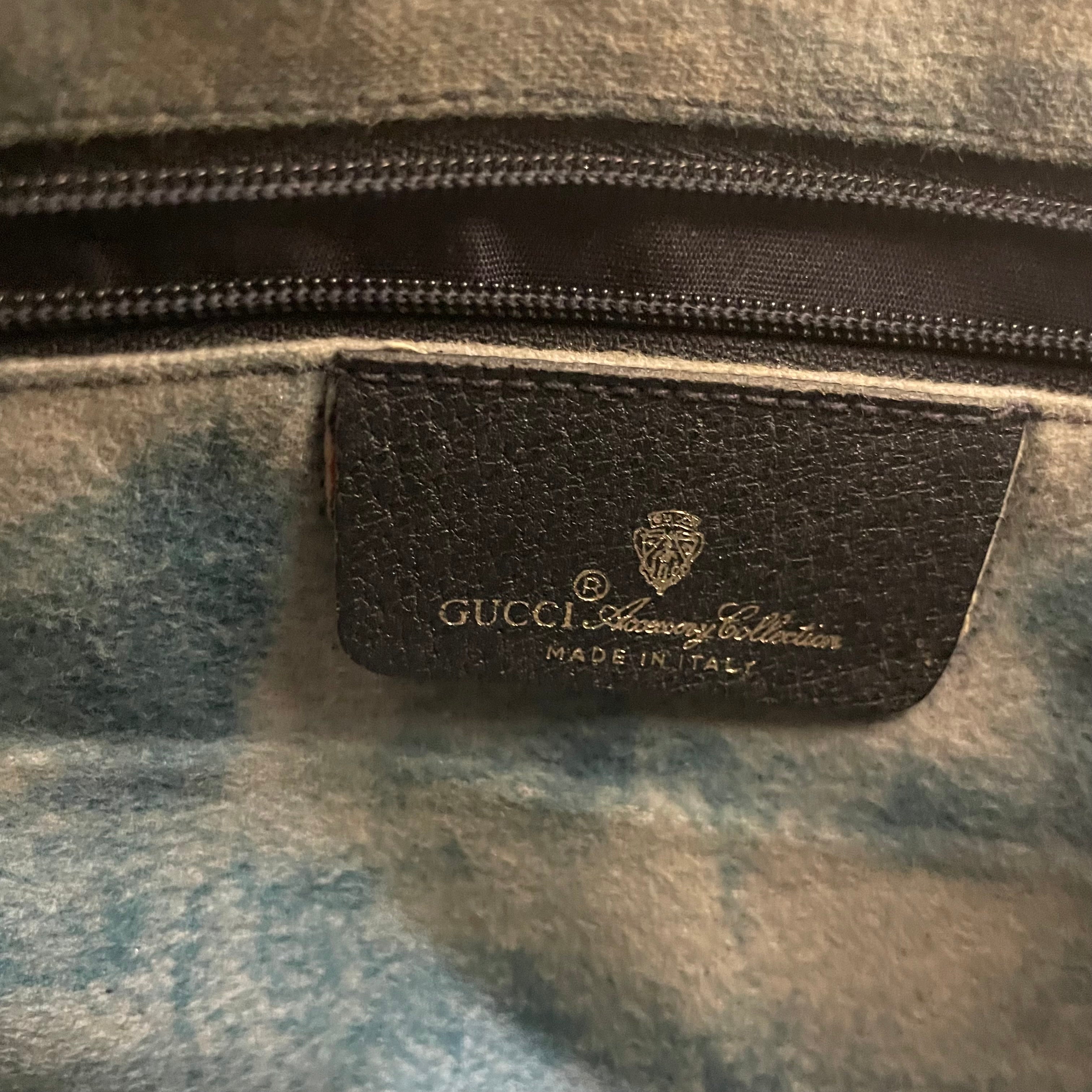 GUCCI/Hand Bag/Monogram/NVY/vintage supreme boston bag view 4