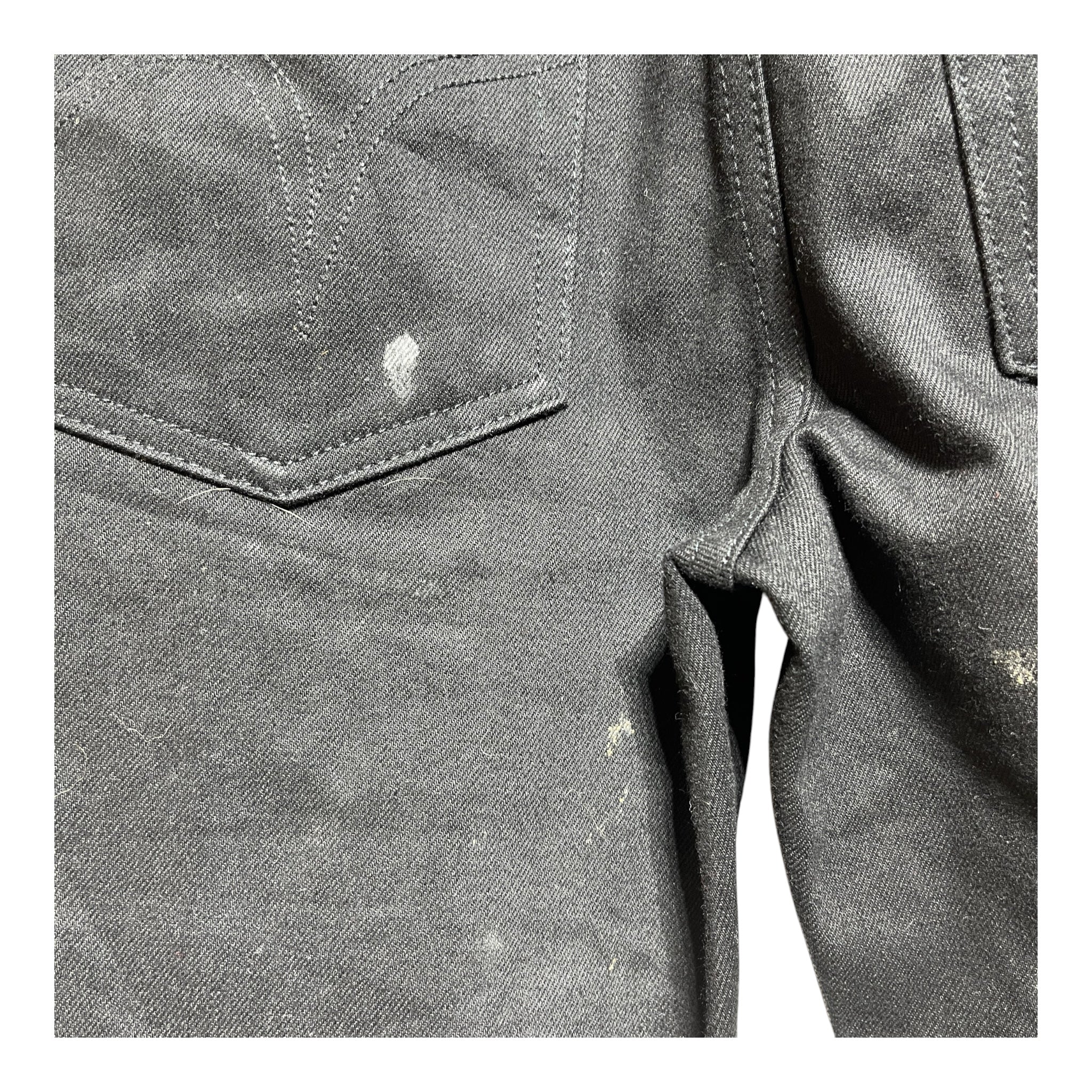 etelier gallery/Bootcut Pants/30/Denim/BLK/LOW RISE WYVERN view 3
