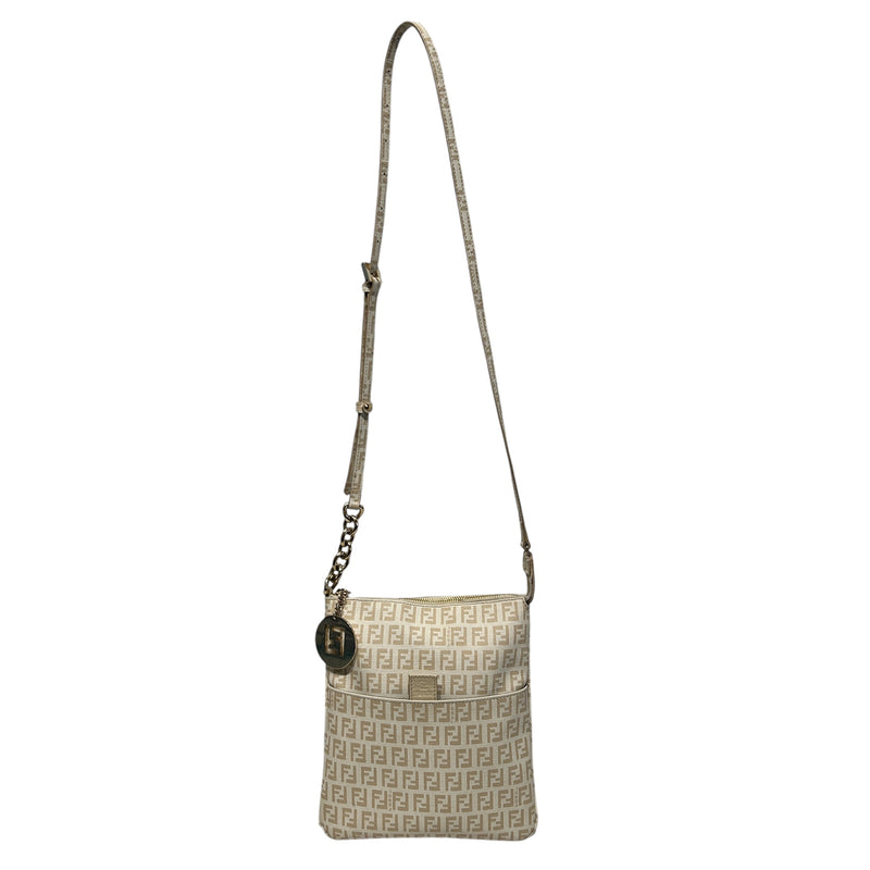 FENDI/Cross Body Bag/OS/Monogram/CRM/Zucchino Crossbody