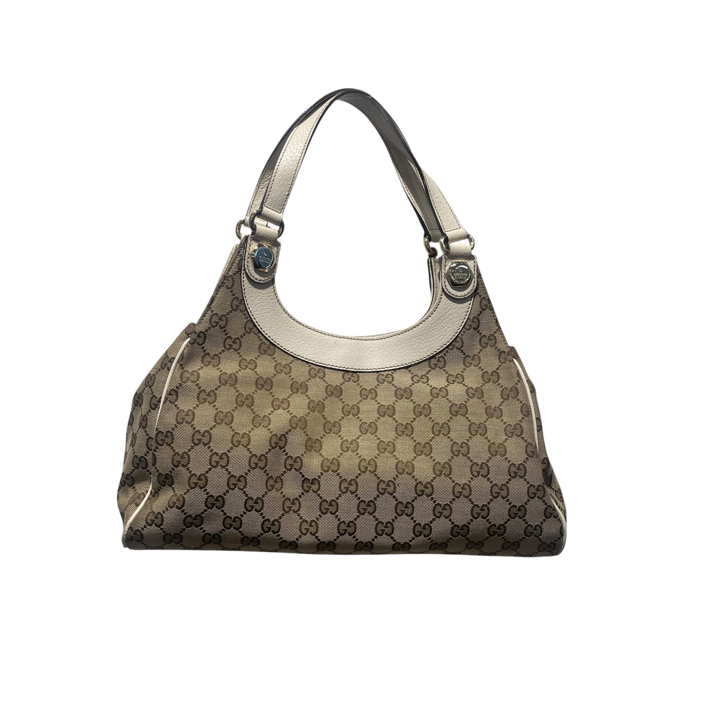GUCCI/Hand Bag/Monogram/Cotton/BEG/CHARMY SHOULDER BAG view 2
