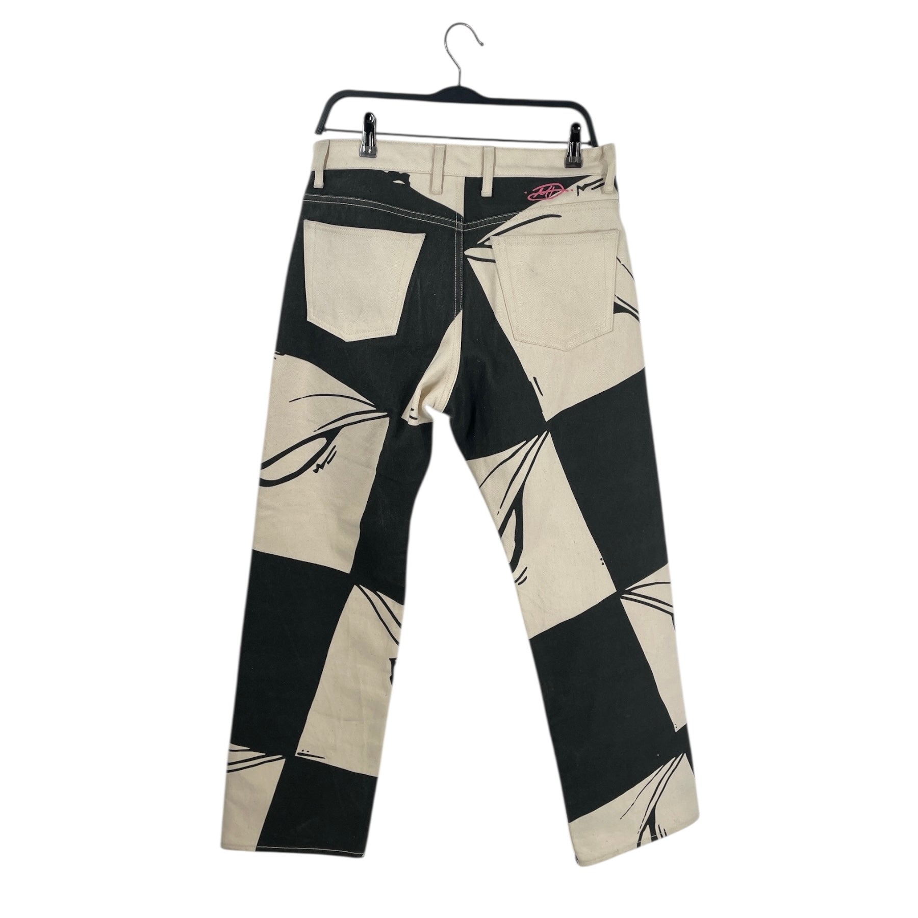 MATTY BOY /Straight Pants/32/Cotton/WHT/All Over Print/MATTY BOY 99 EYES DENIM view 2