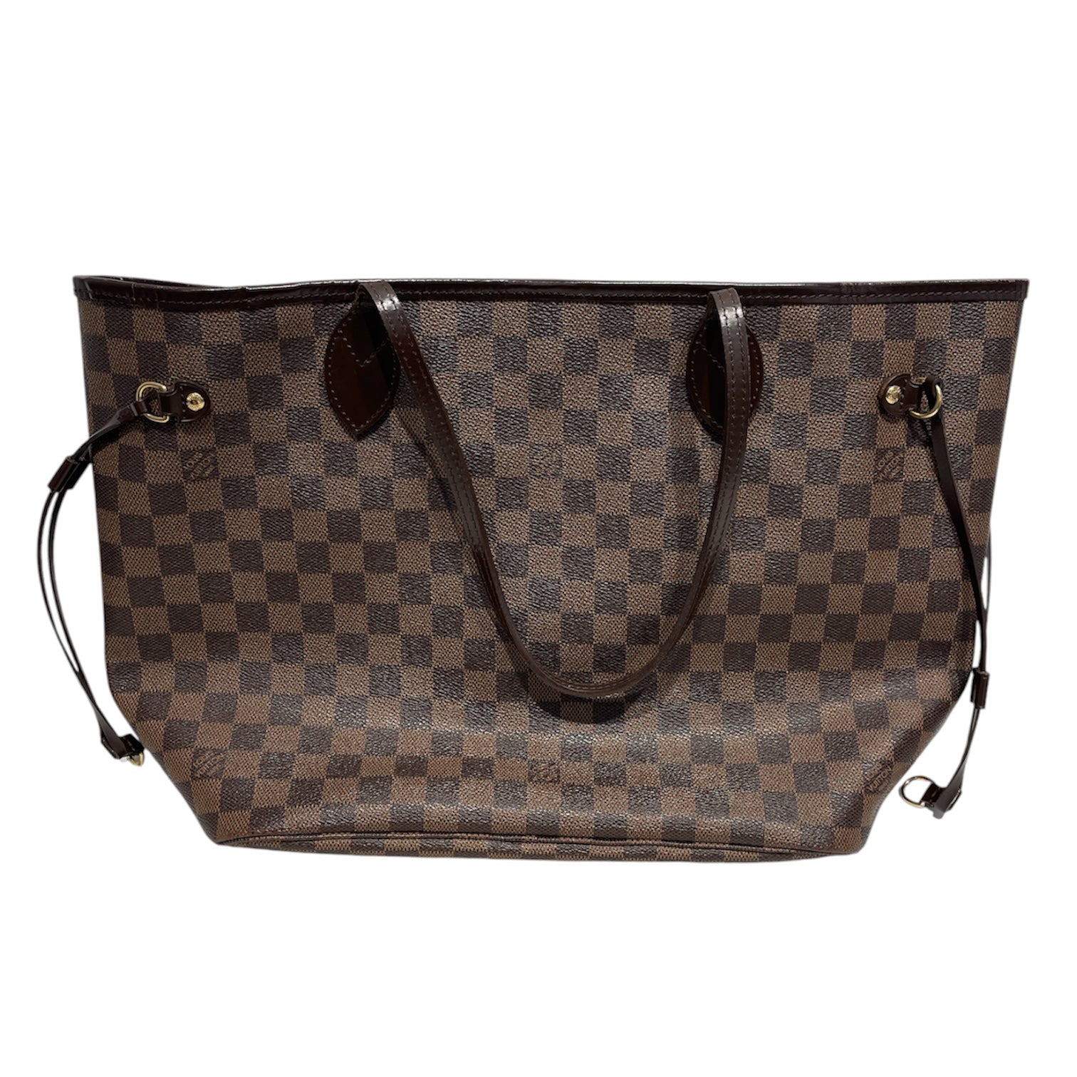 LOUIS VUITTON/Hand Bag/Monogram/Leather/BRW/NEVERFUL MADE IN USA view 1