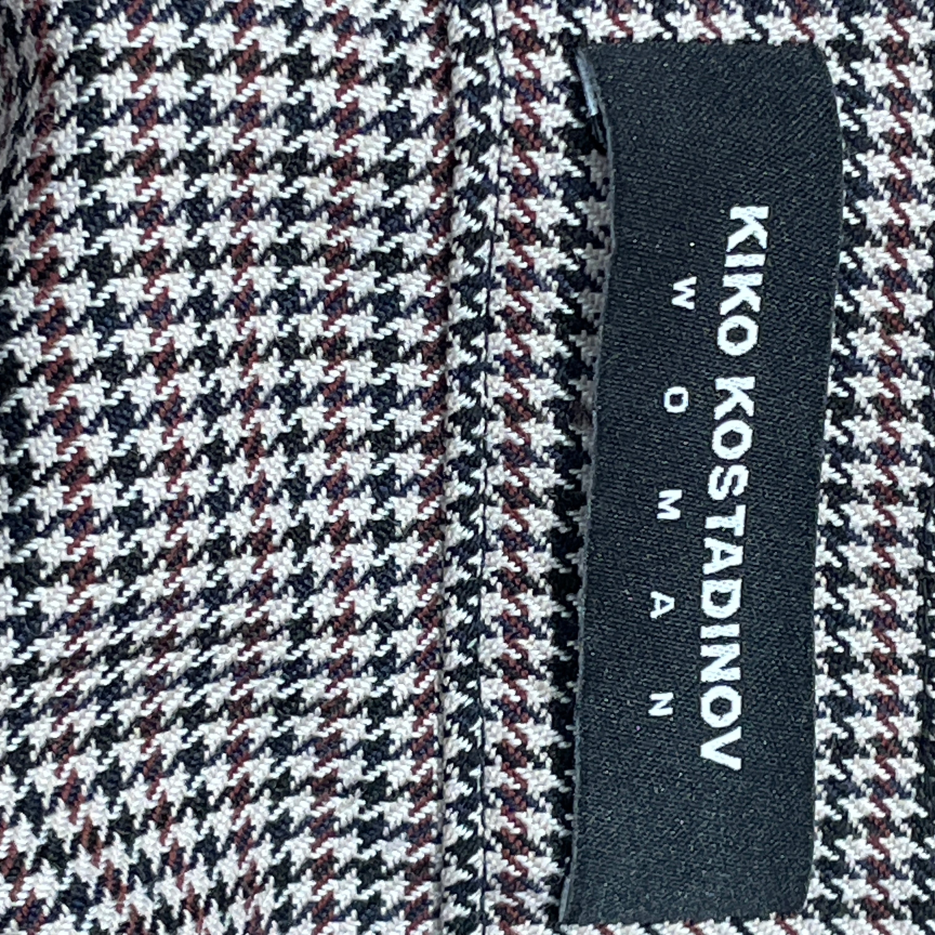 Kiko Kostadinov/Bottoms/40/Graphic/Cotton/BLK/Contrast Panel Trousers view 3