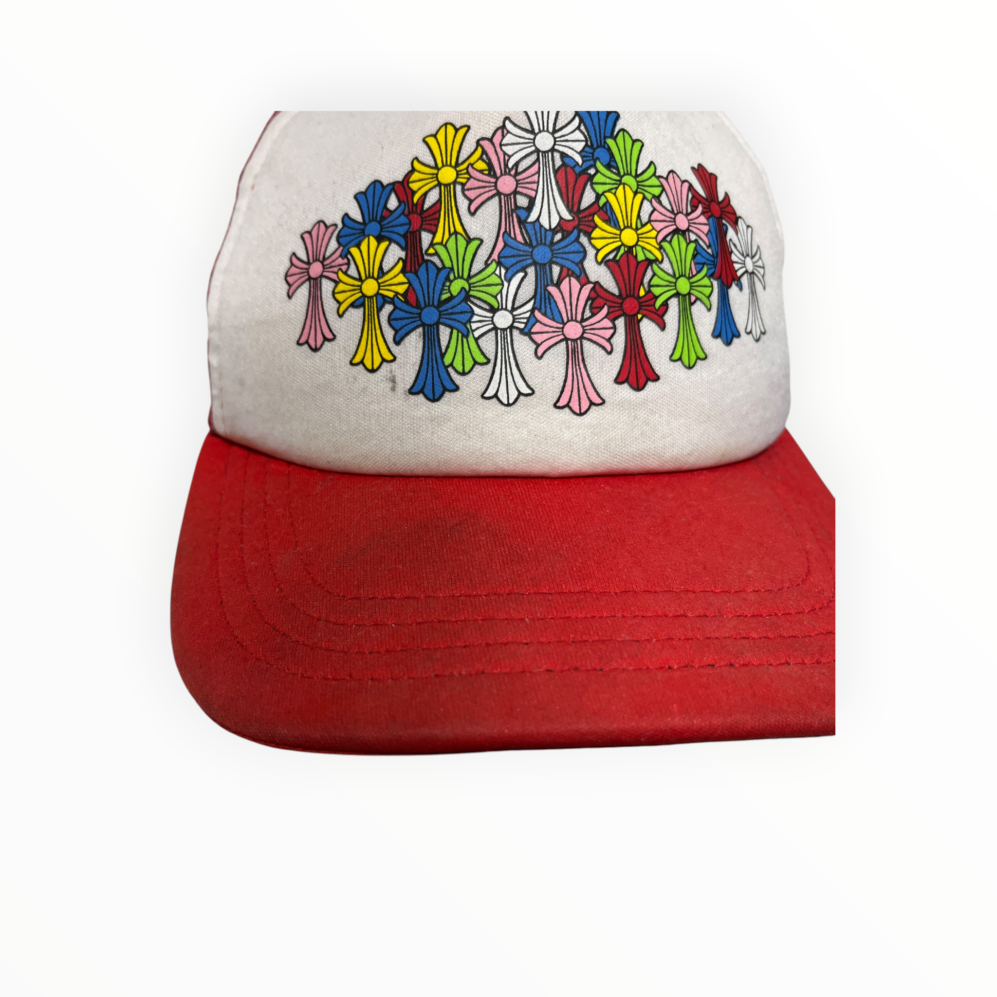CHROME HEARTS/Hat/Graphic/Cotton/RED/M's/RAINBOW CEMETERY view 4