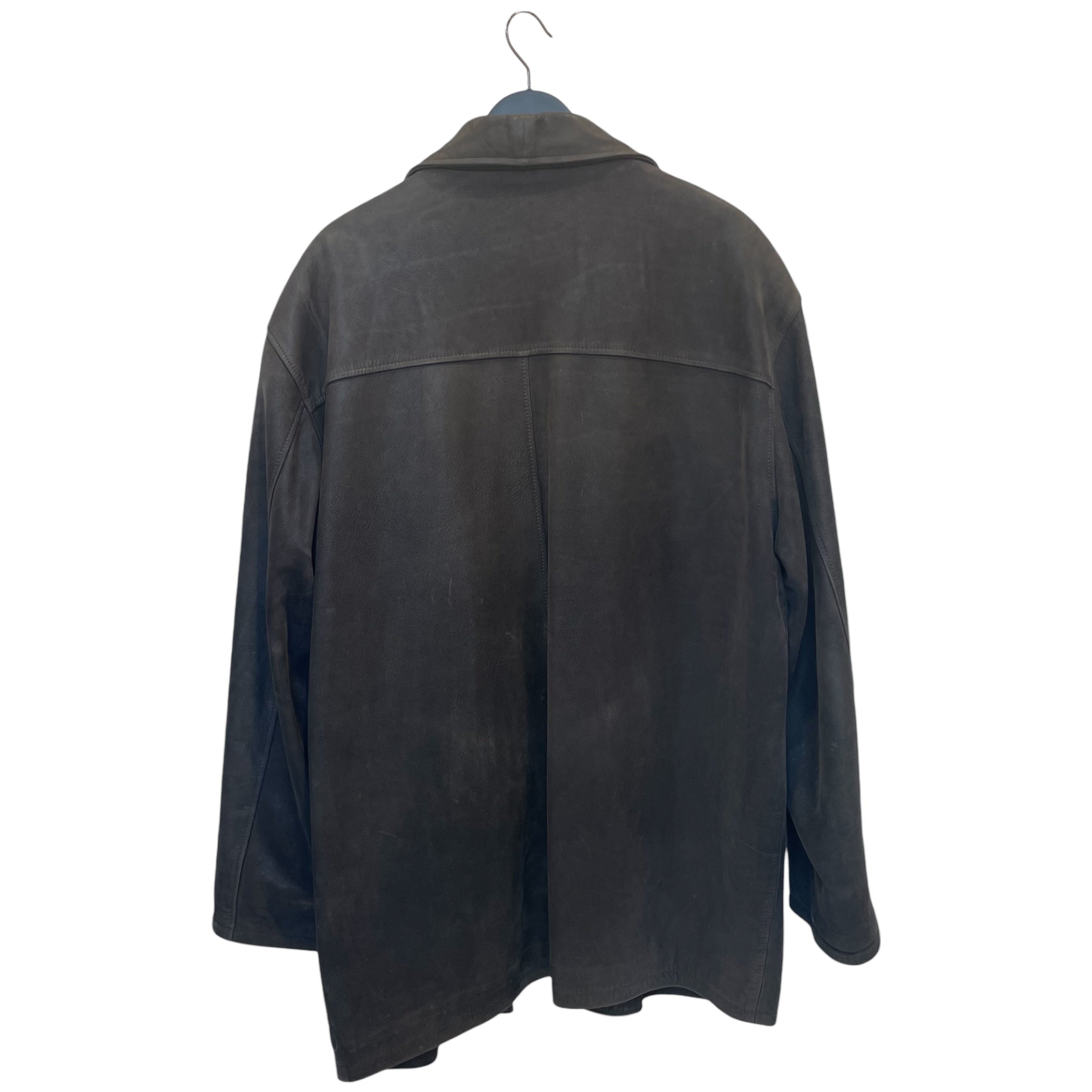 Vintage/Riders Jkt (S)/XXL/Leather/BLK/deerskin leather CK view 3