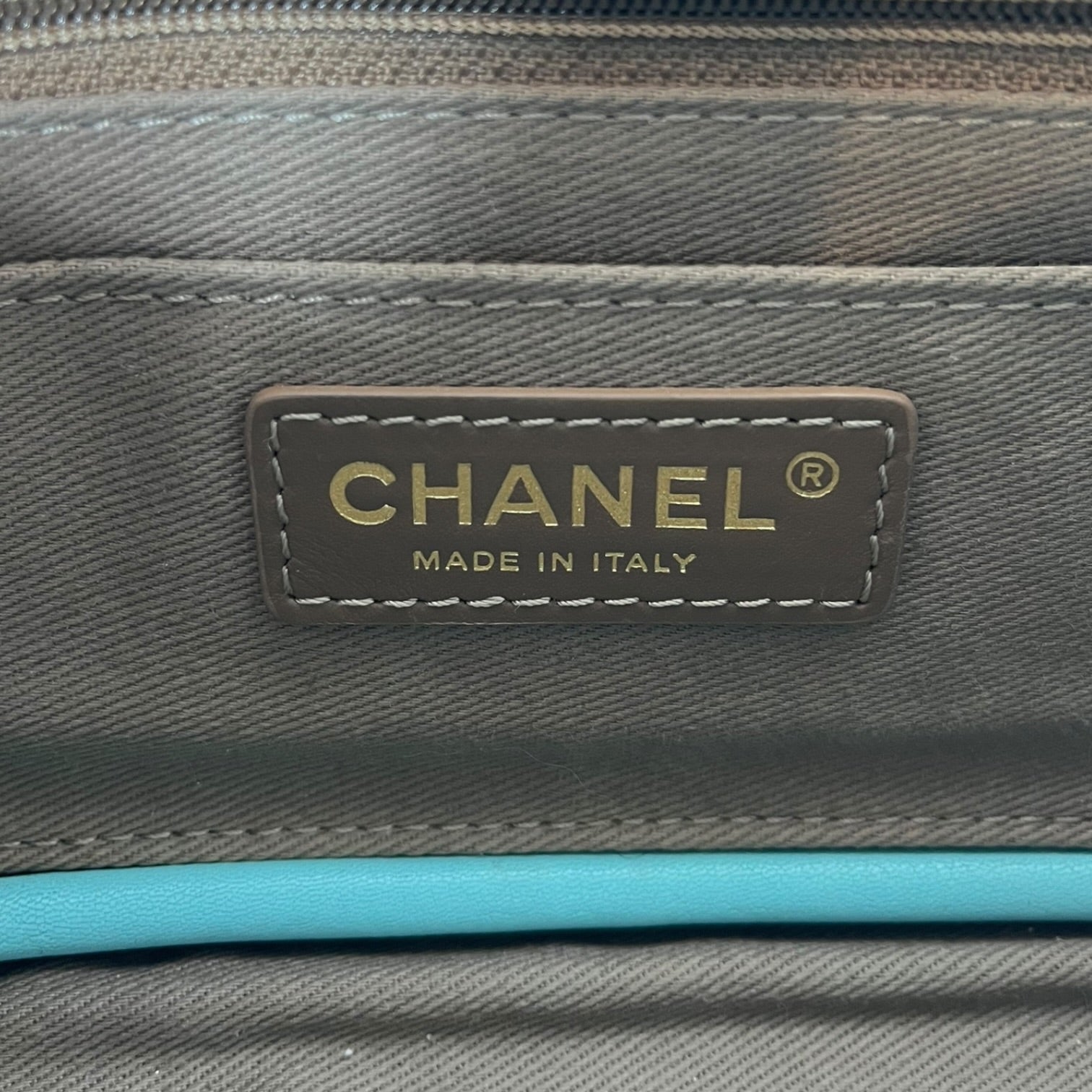 CHANEL/Cross Body Bag/Leather/BLU/TEAL CASUAL TRIP BAG view 4