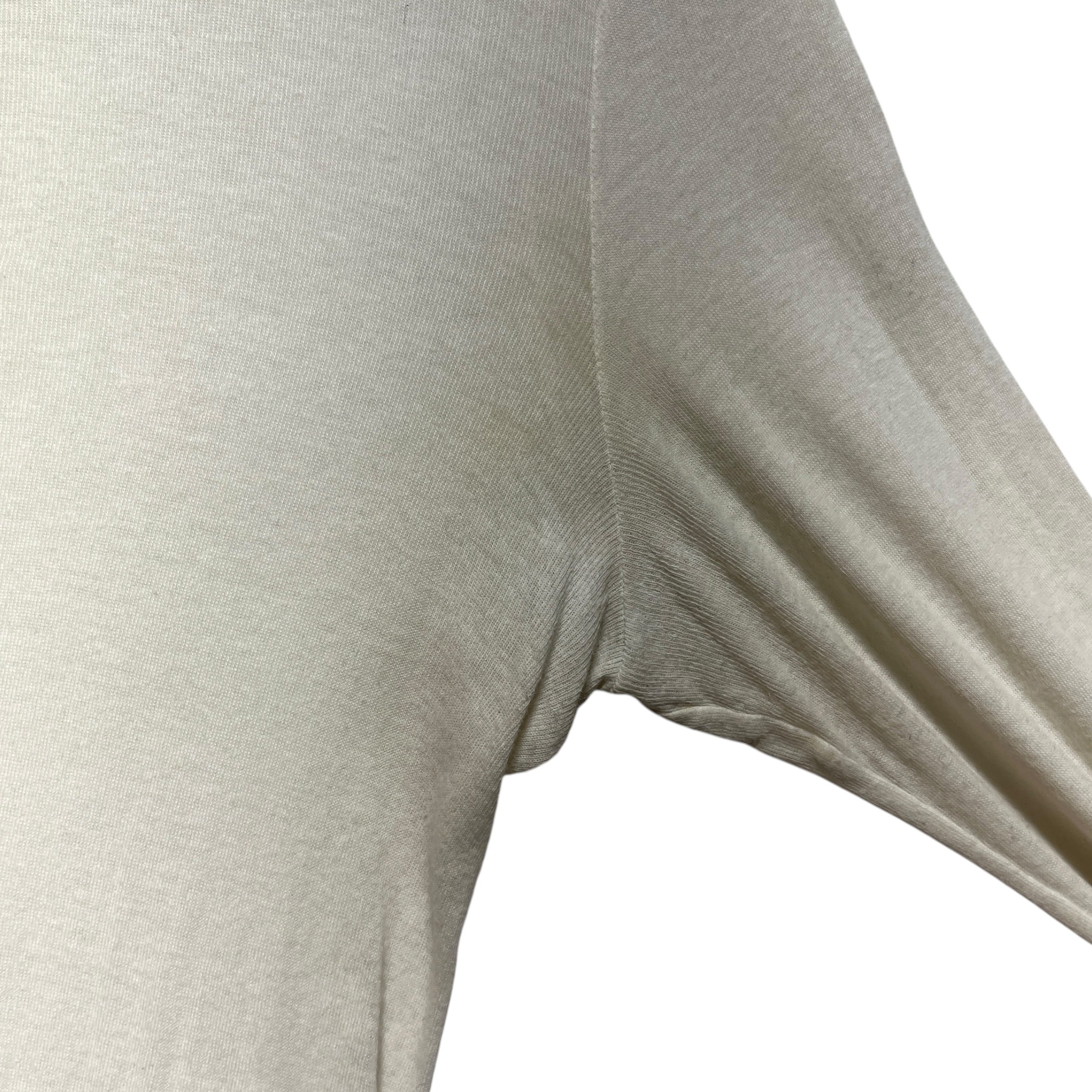 Rick Owens/LS T-Shirt/11/Cotton/CRM/fw 21 milk view 6