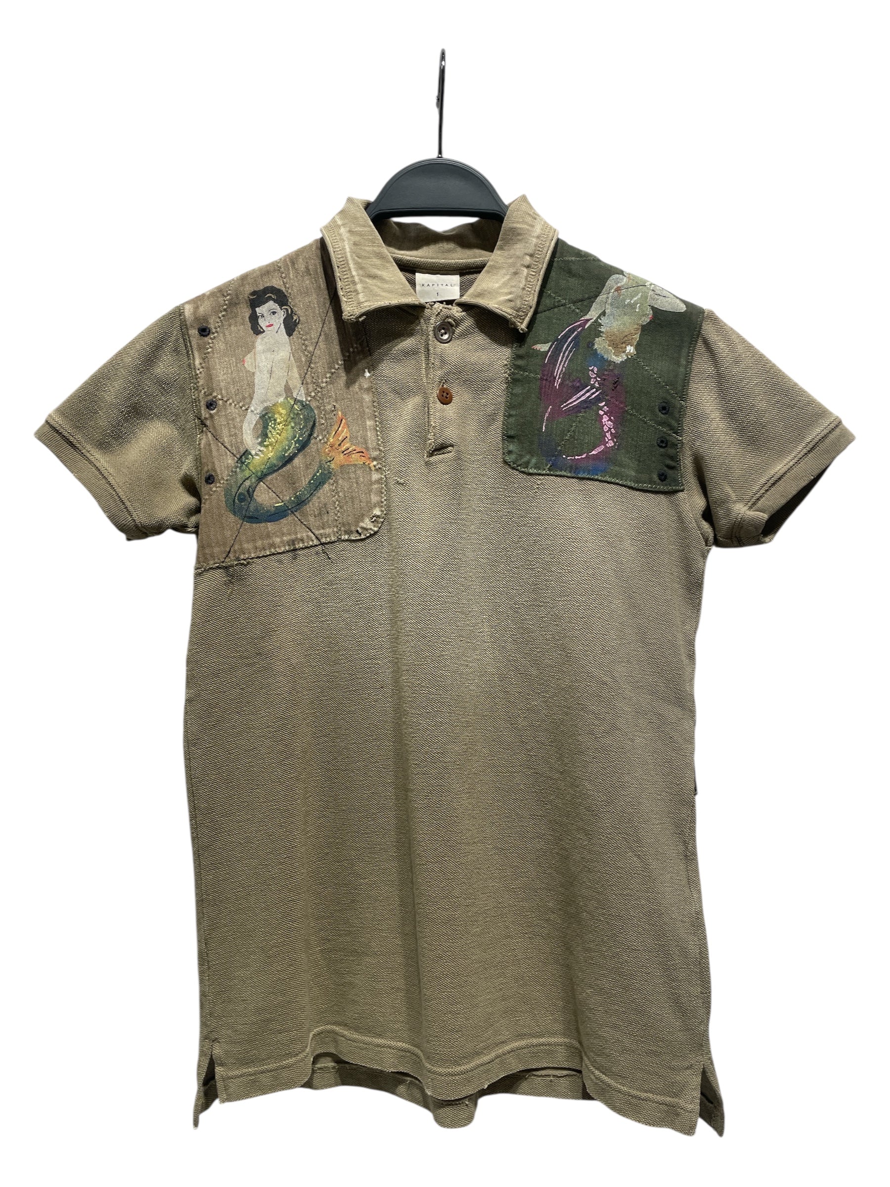 KAPITAL/SS Shirt/1/Cotton/KHK/mermaids view 1
