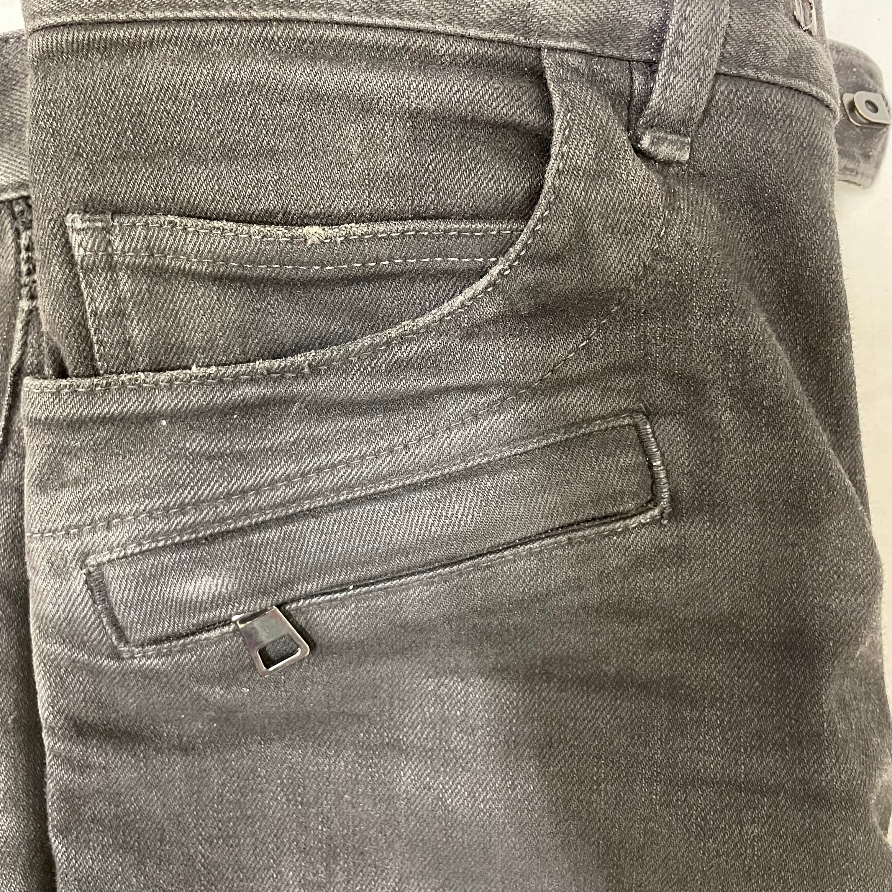BALMAIN/Skinny Pants/29/Denim/BLK/BIKER JEANS view 5