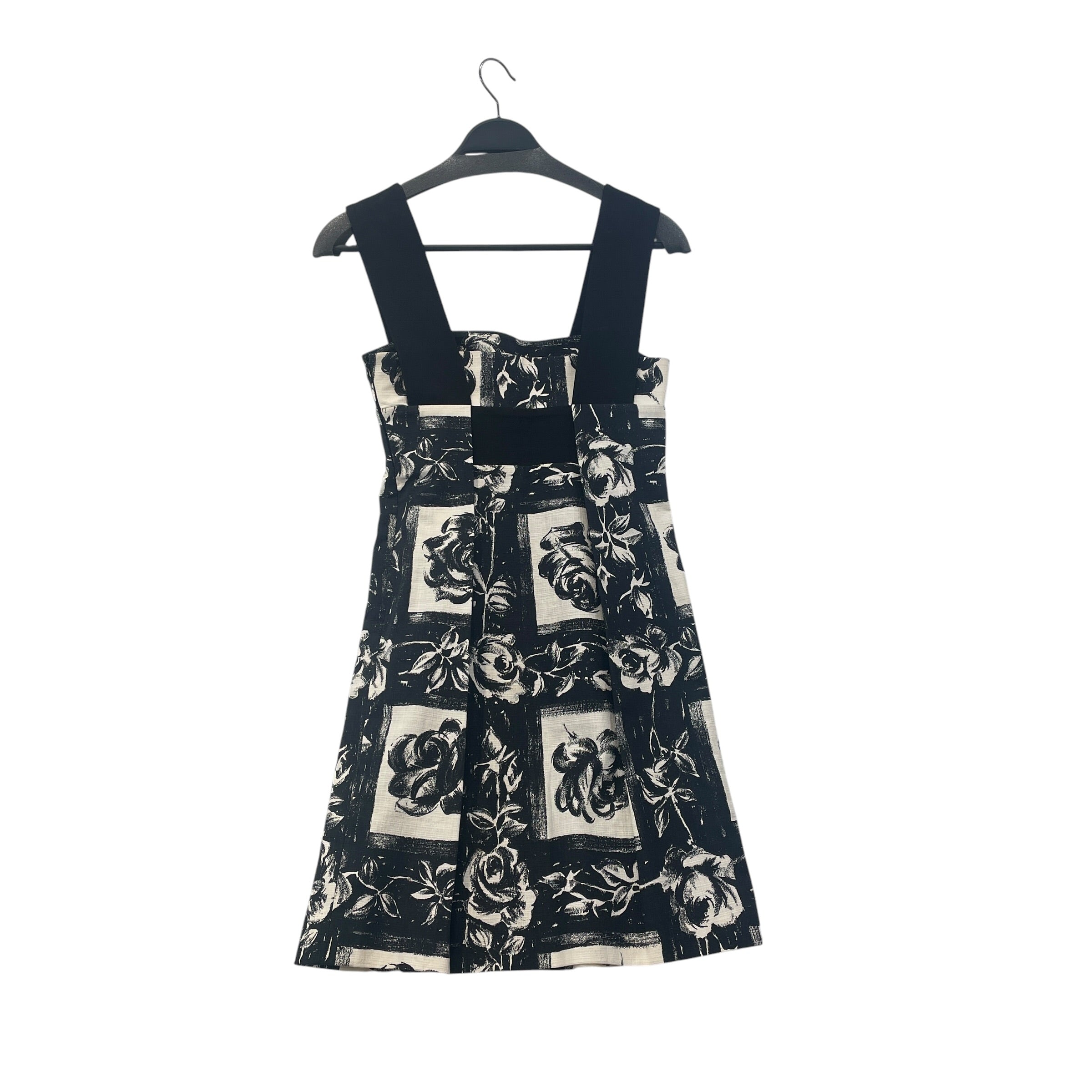 KENZO/SL Dress/36/Floral Pattern/BLK/ view 2