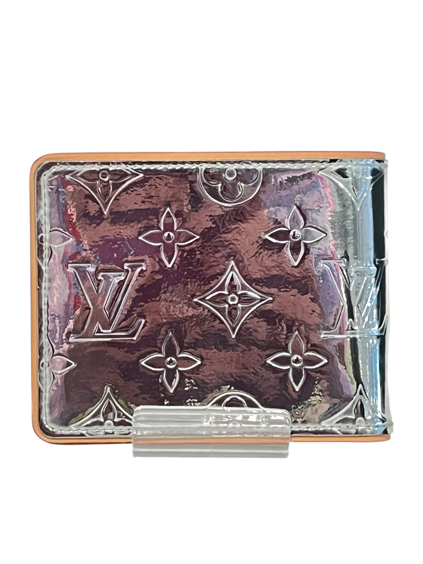 LOUIS VUITTON/Bifold Wallet/SLV/M's/silver slender/card holder view 2