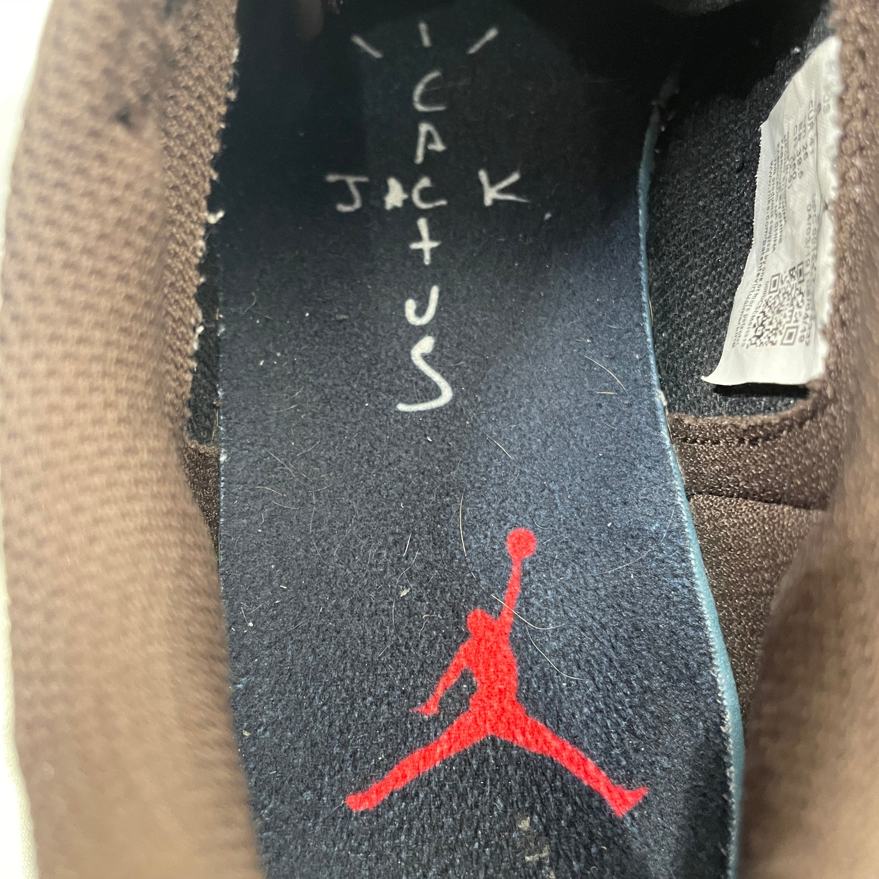 NIKE/Low-Sneakers/US 8/Suede/BRW/JORDAN 1 MOCHA TRAVIS SCOTT view 3