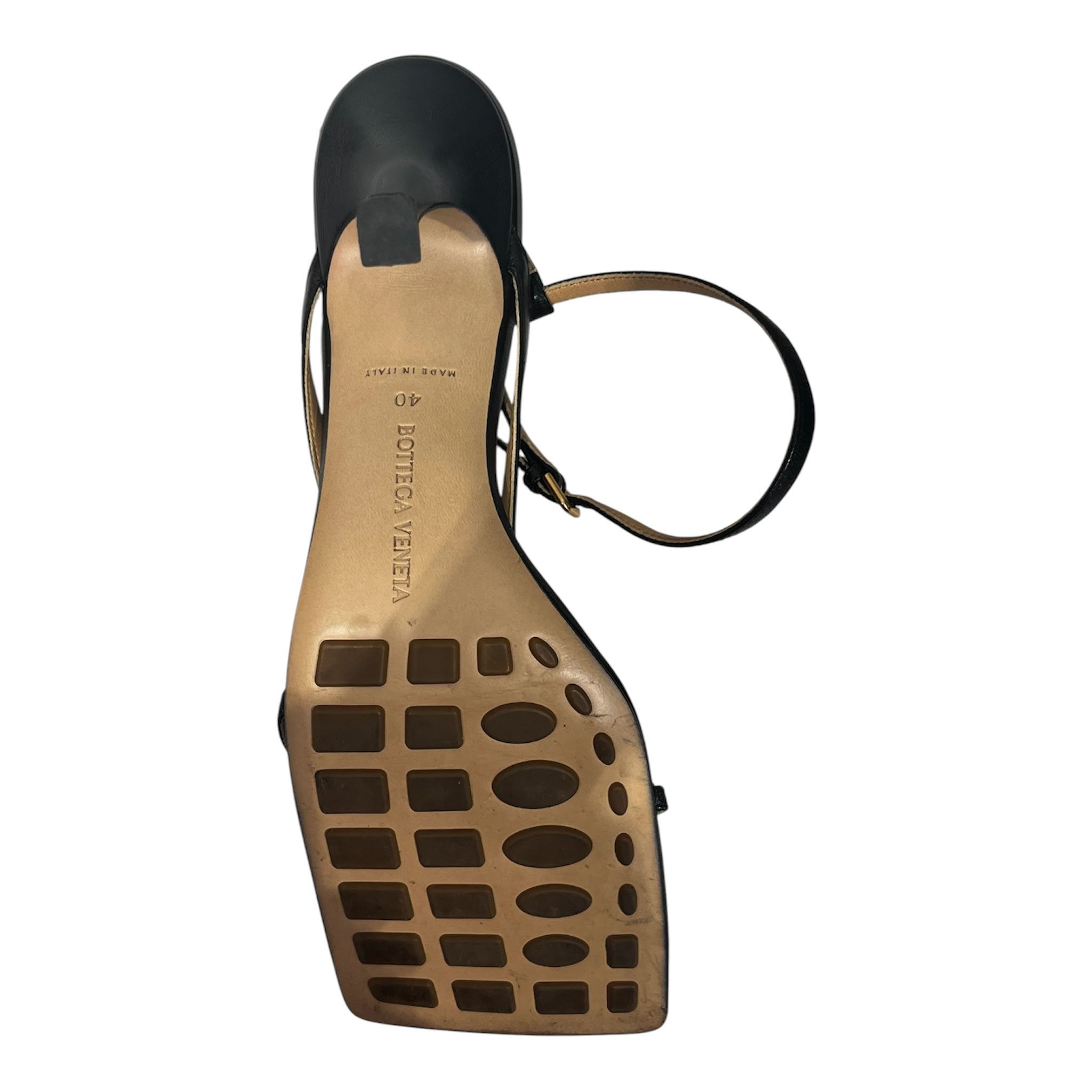 BOTTEGA VENETA/Heels/US 8.5/BLK/BOTTEGA VENETA SANDAL HEELS view 4