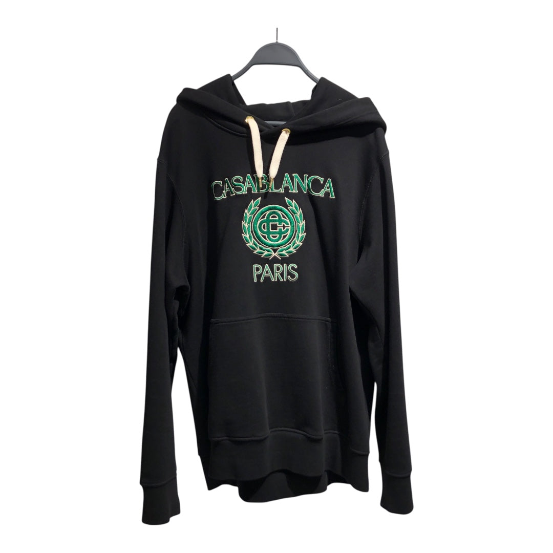 CASABLANCA/Hoodie/XXL/Graphic/Cotton/BLK/green casablanca paris logo view 1