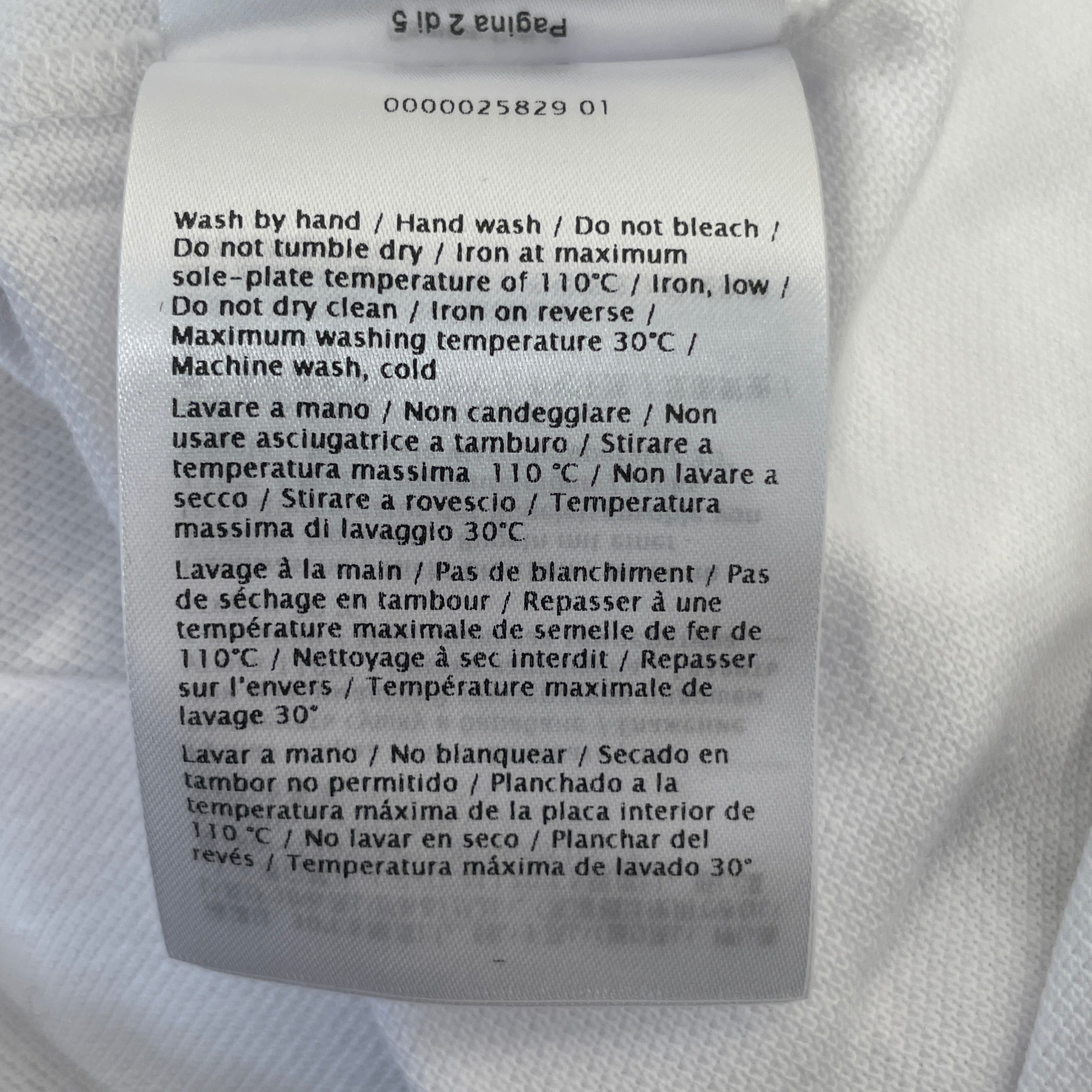 VALENTINO/Polo Shirt/L/Cotton/WHT/vltn view 3