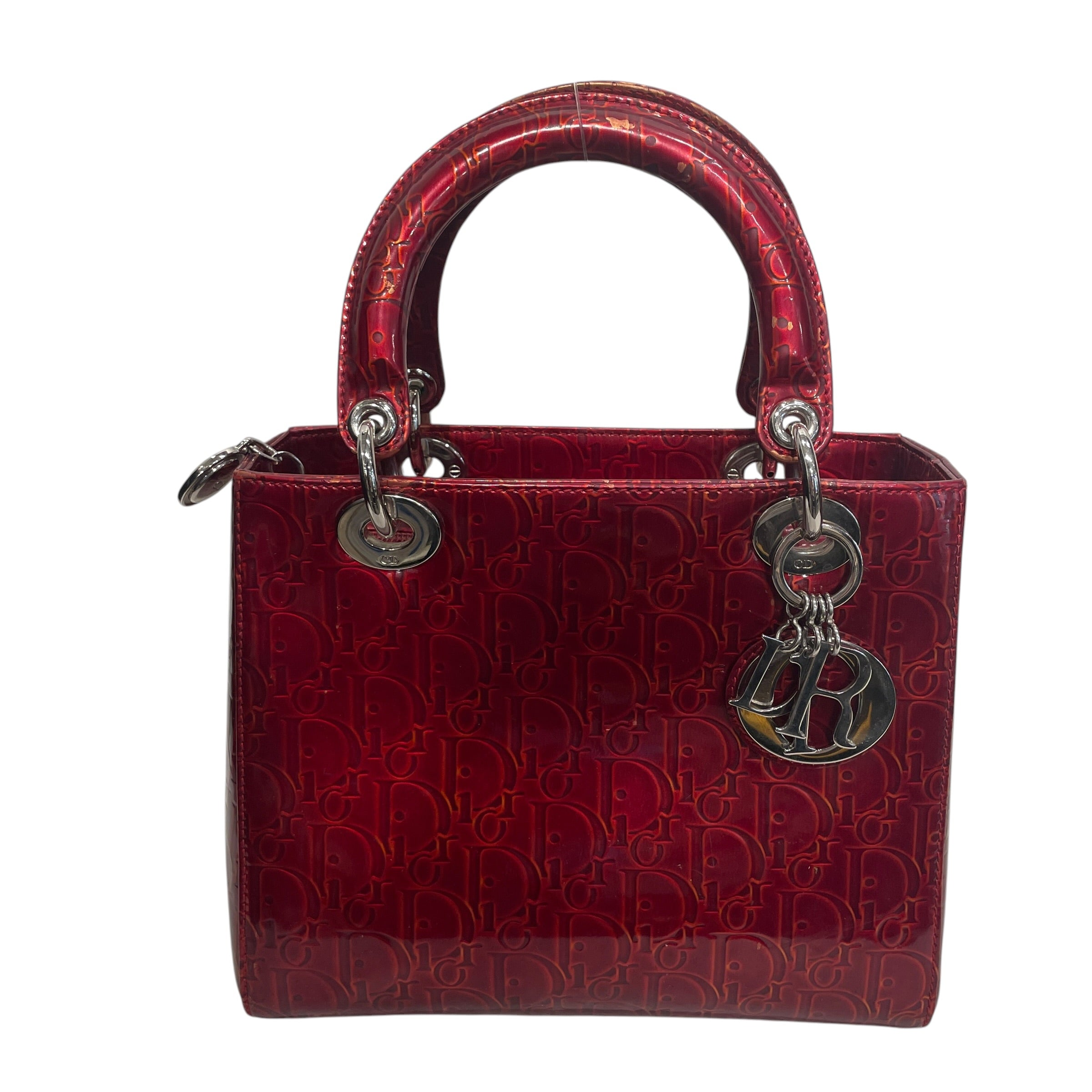 Christian Dior/Hand Bag/RED/LADY DIOR view 2