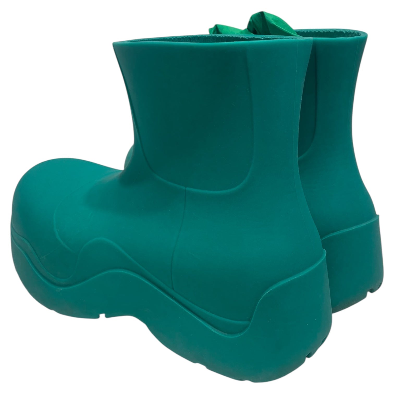 BOTTEGA VENETA/Boots/EU 36/GRN/emrald puddle boots view 2