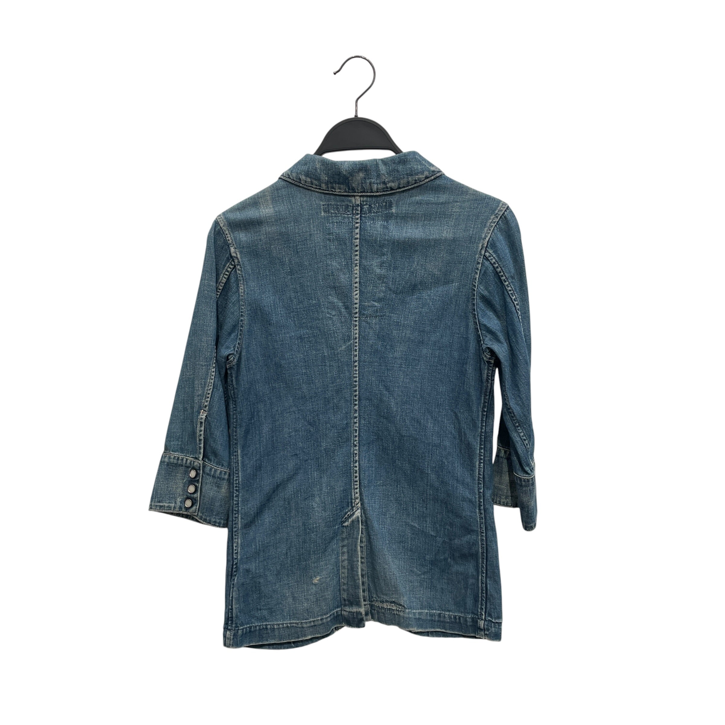 KAPITAL/Tailored Jkt/0/Denim/BLU/Single Breasted/cropped sleave view 2