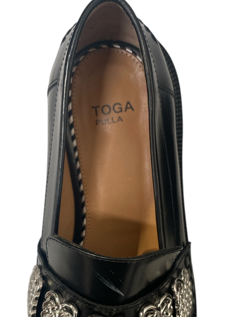 TOGA PULLA/Loafers/US 8.5/BLK/