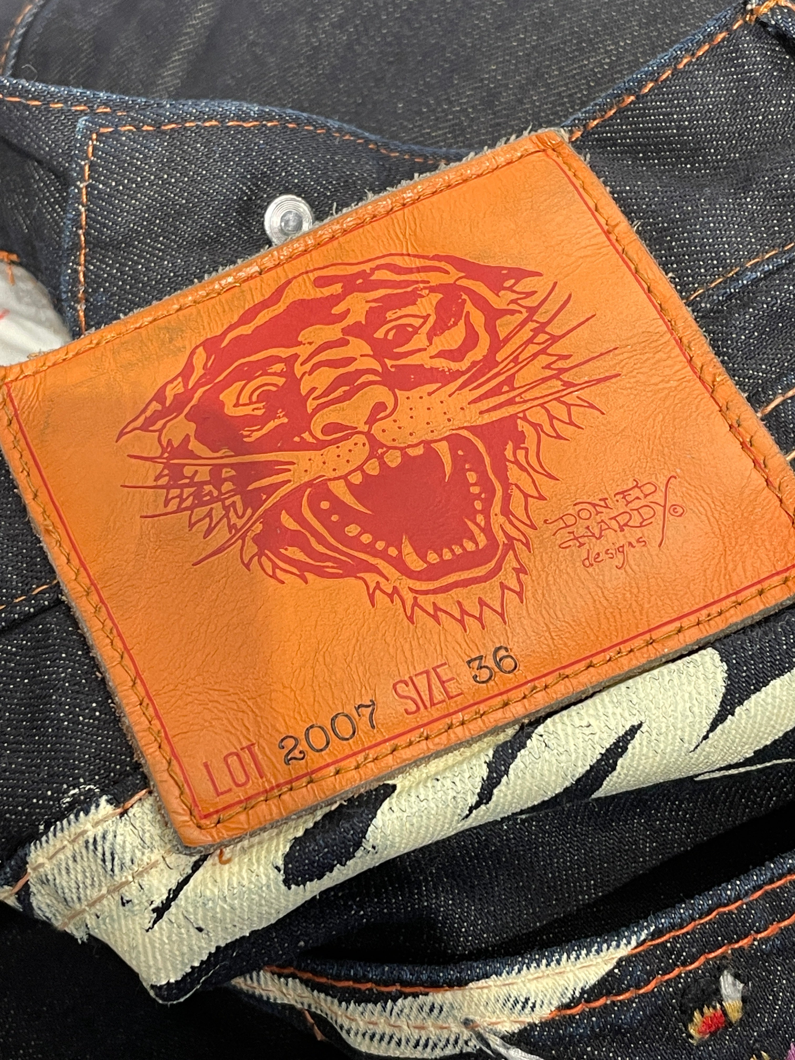 Ed Hardy/Straight Pants/36/Cotton/NVY/ view 5