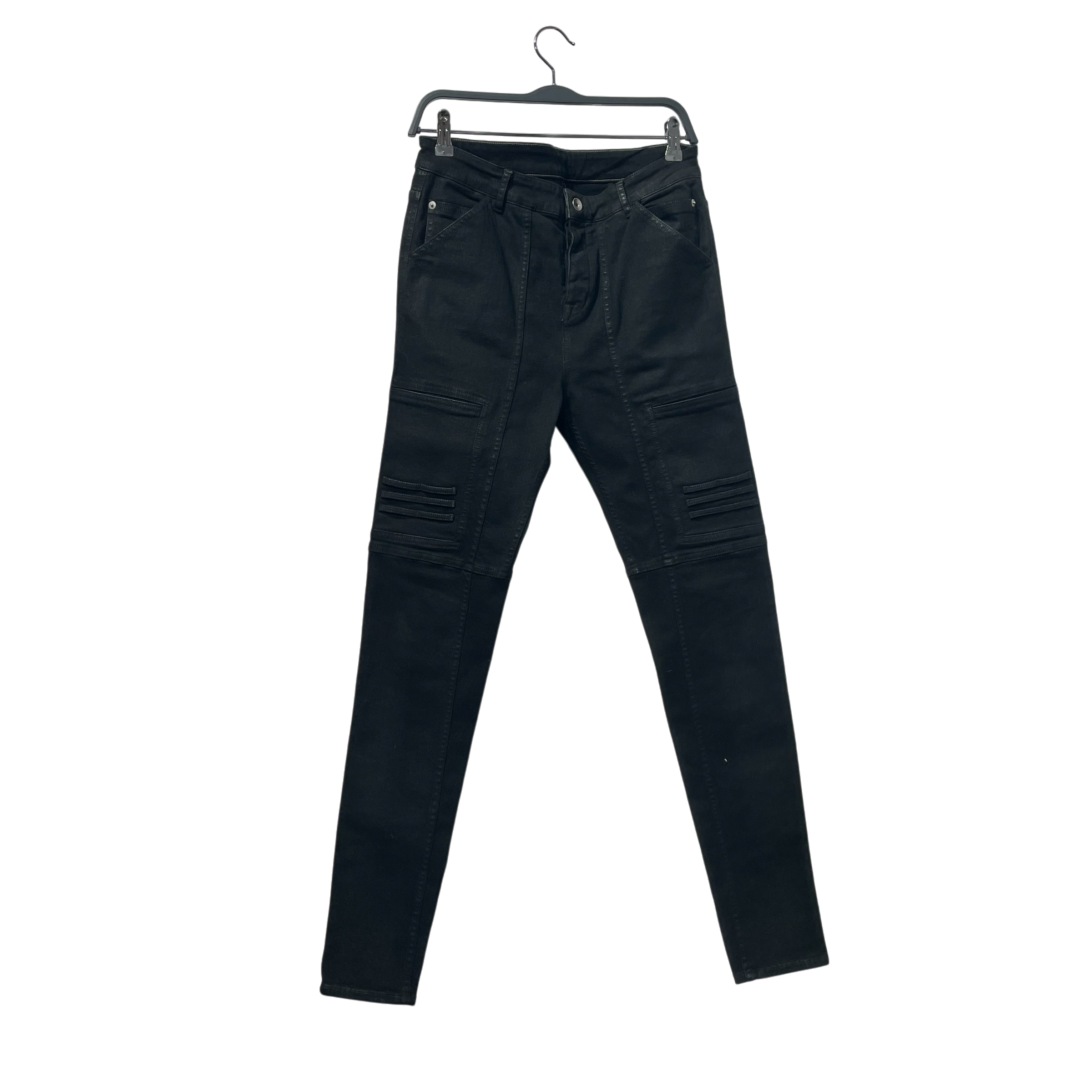 Rick Owens/Skinny Pants/L/Cotton/BLK/ view 1
