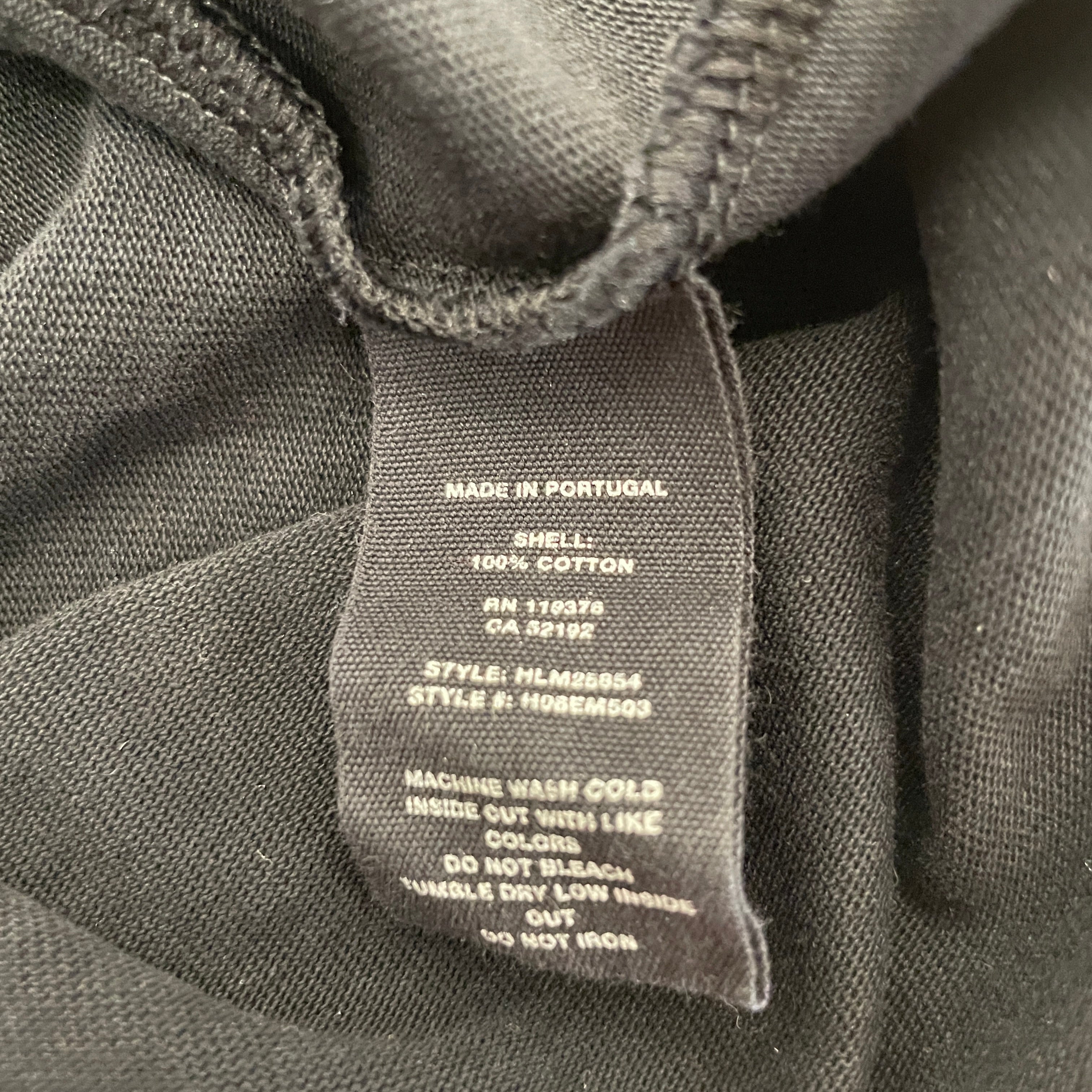 Helmut Lang/T-Shirt/M/Cotton/BLK/1998 VIENNA NEW YORK view 4