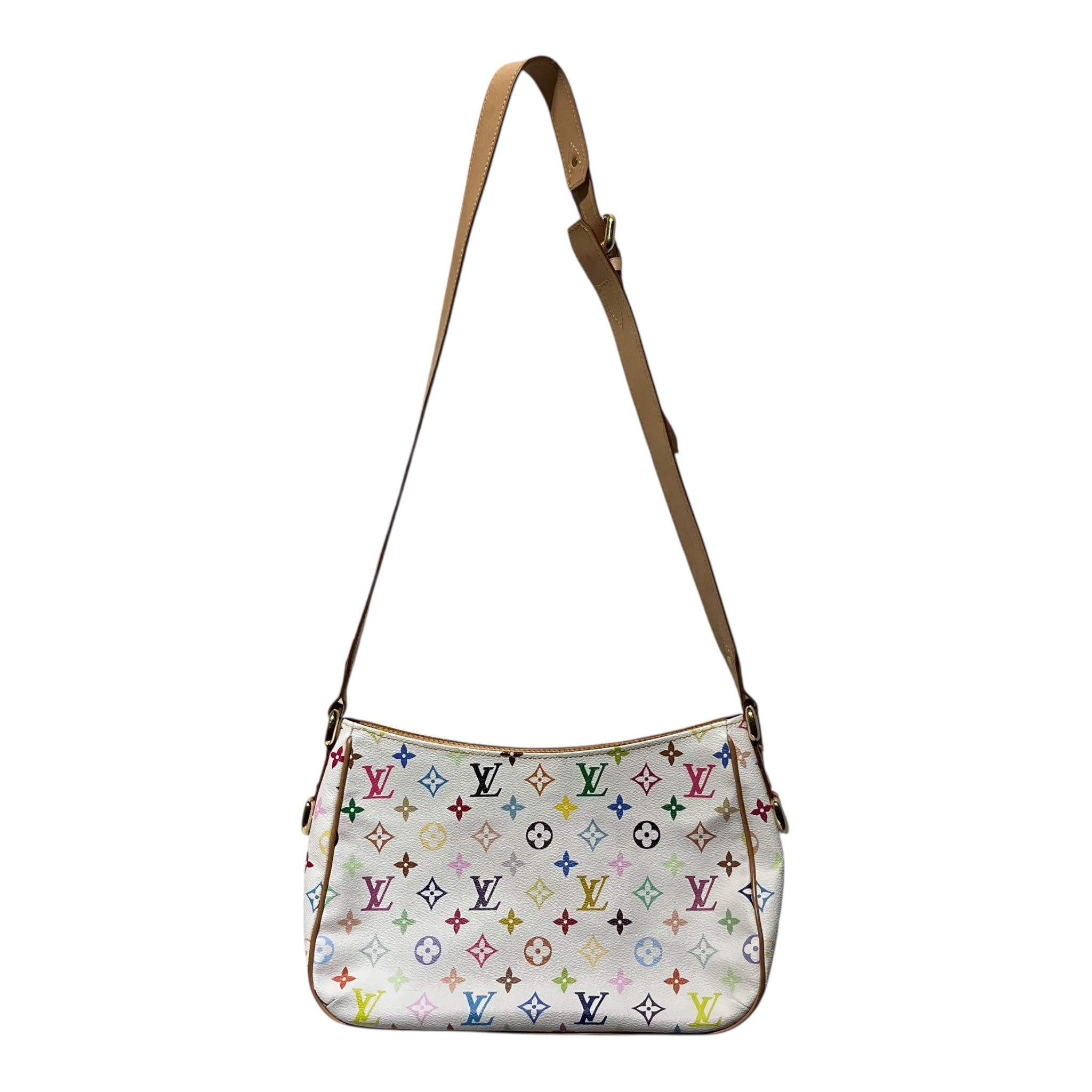 LOUIS VUITTON/Hand Bag/Monogram/Leather/WHT/TAKASHI MURAKAMI LODGE PM view 2