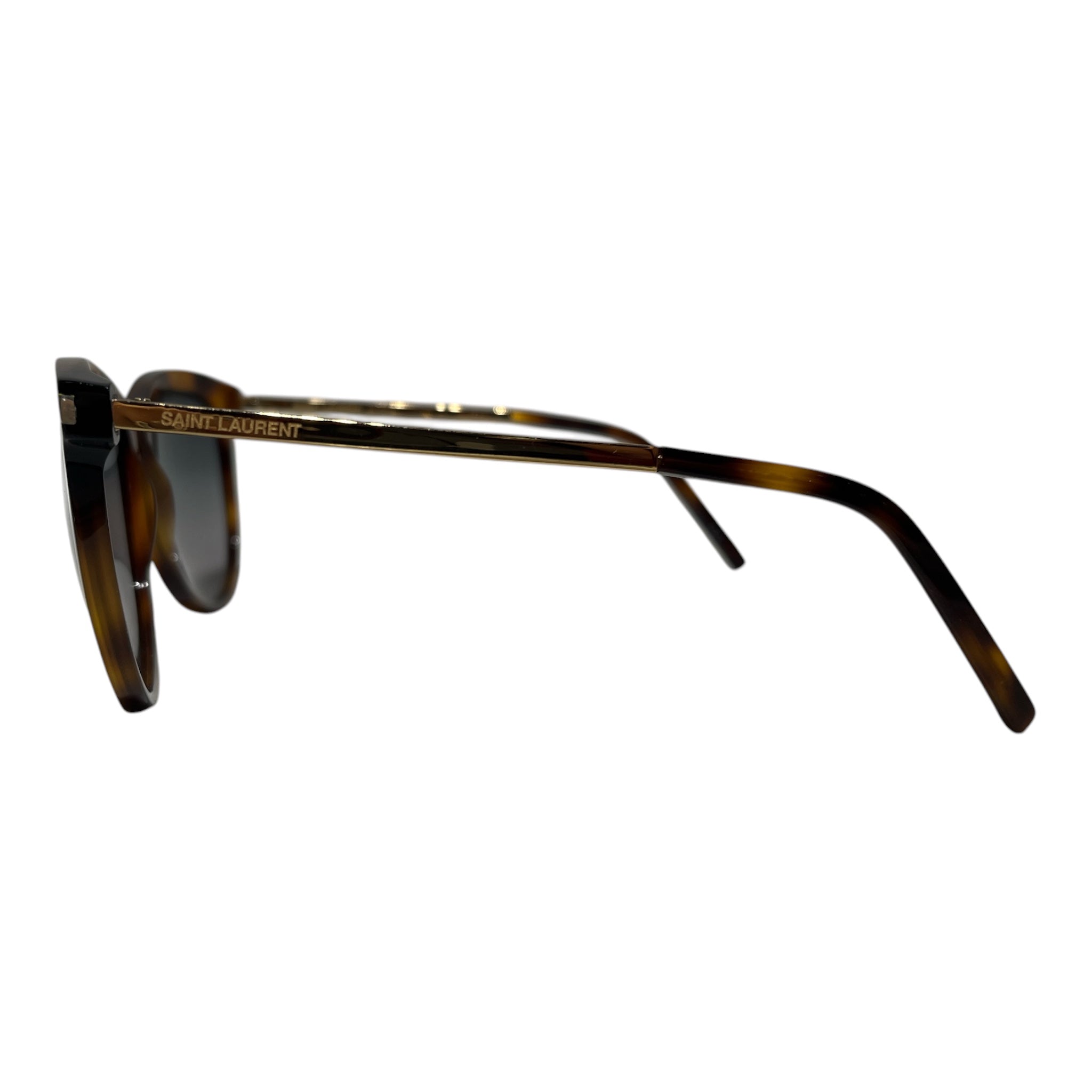 SAINT LAURENT/Sunglasses/Tortoiseshell Pattern/BRW/SL 24 view 3